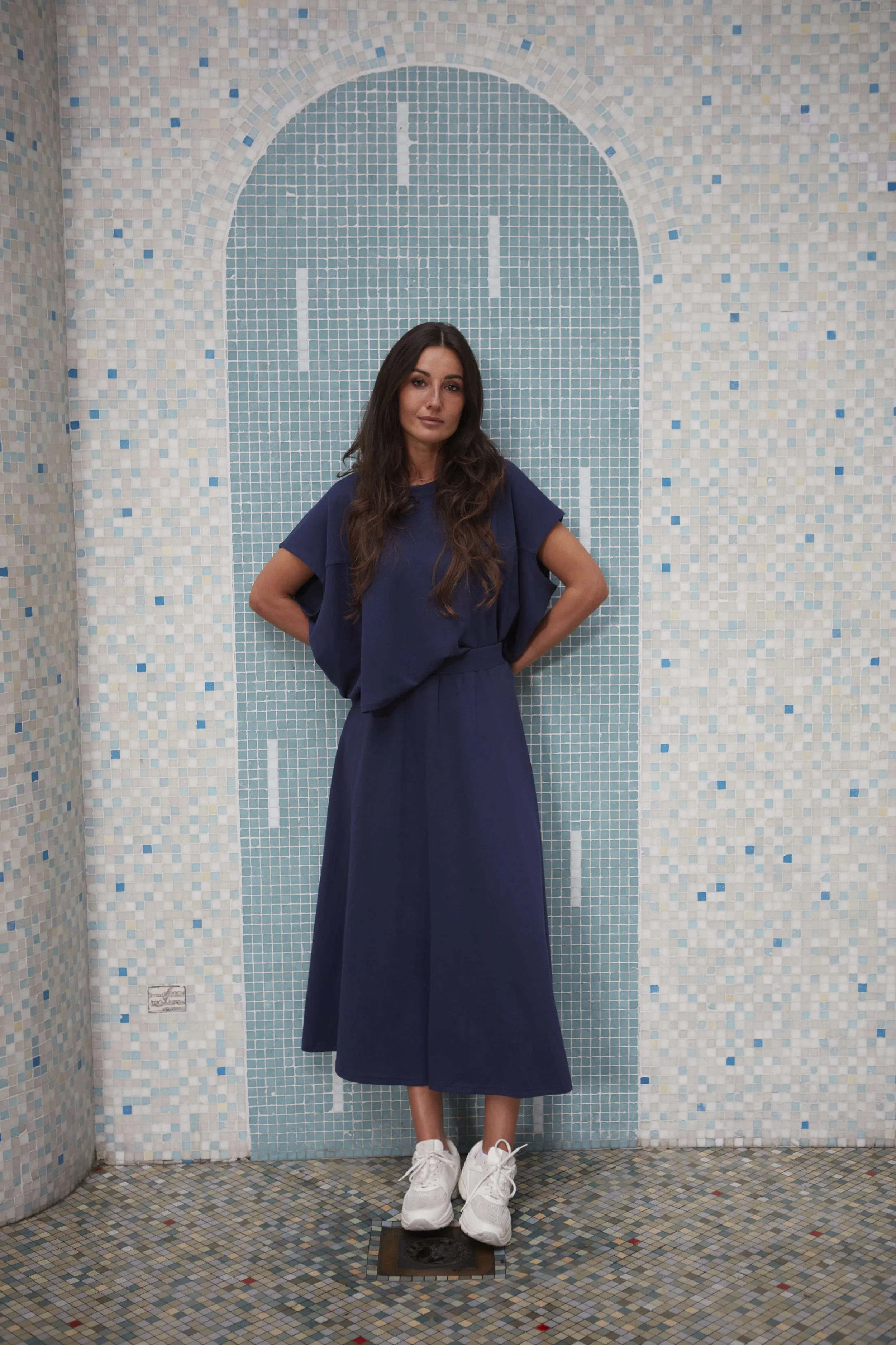 SKIRT NATALIA NAVY