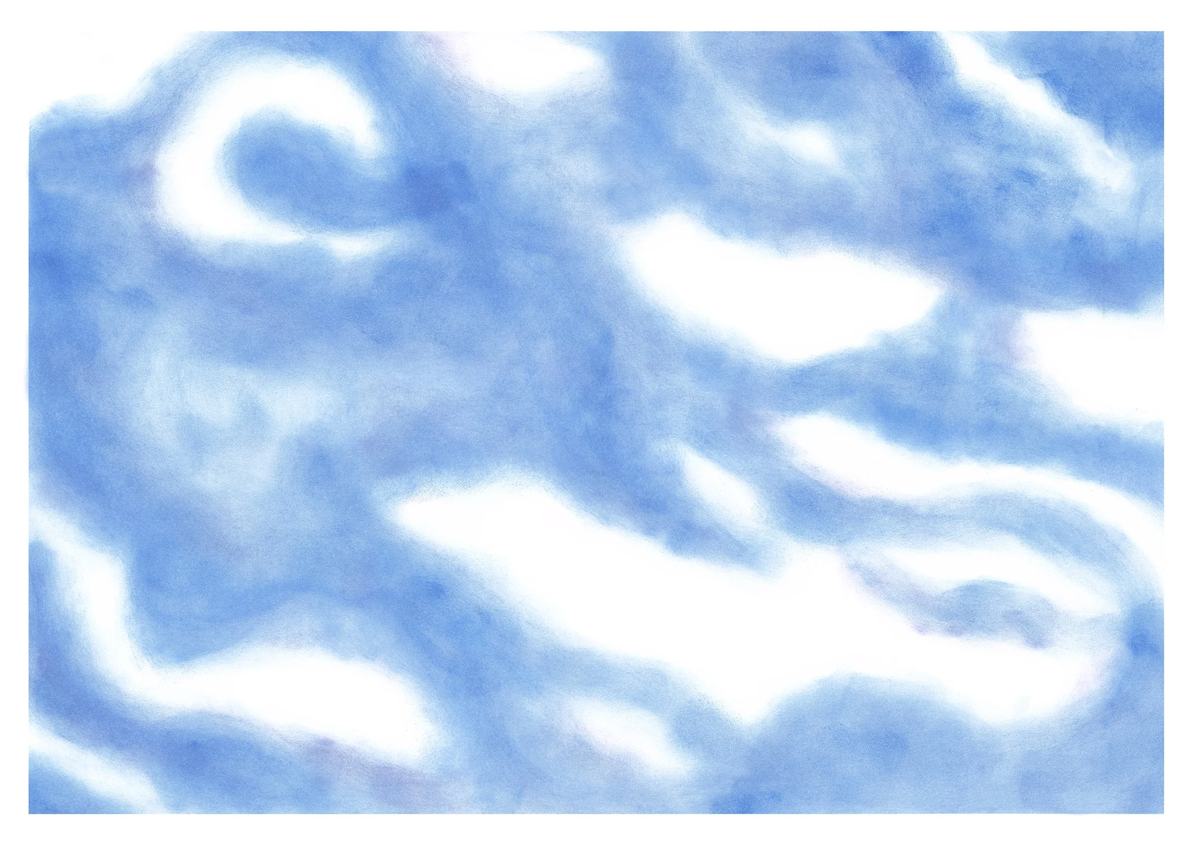 Ciel nuageux - 36x51 cm