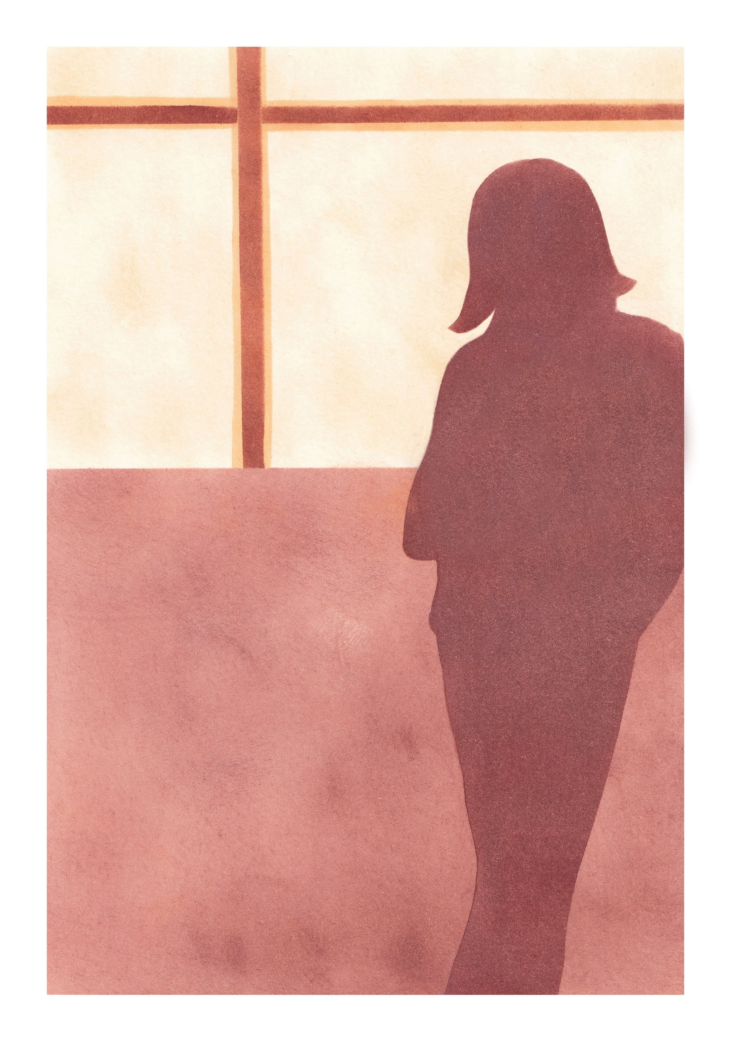 Ombre à la fenêtre n°2 - A5