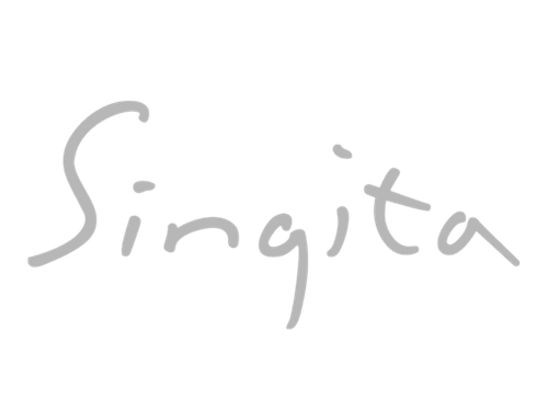 The word "Singtata" written in gray cursive handwriting on a black background.