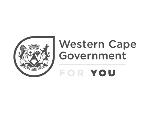 Logo of Western Cape Government with a coat of arms and the slogan 'FOR YOU'.