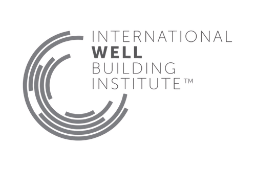 Logo for the International Well Building Institute with circular design and text.