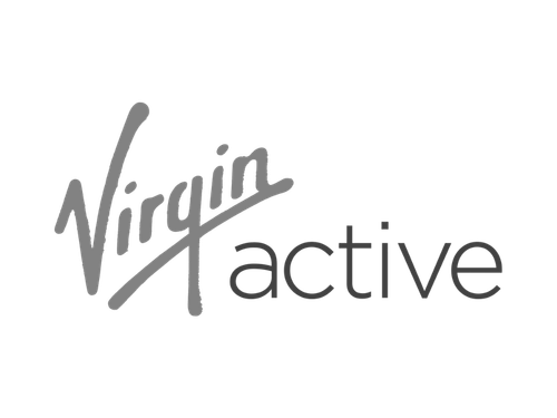 Virginia Active logo in black and white, with stylized text.