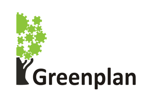 Greenplan logo featuring a green leafy tree and the word 'Greenplan' in black text.