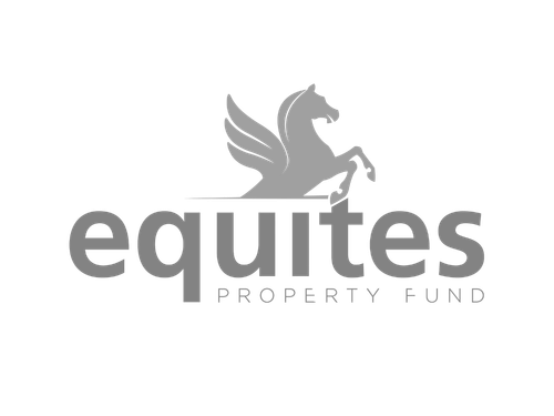Logo for Equites Property Fund featuring a stylized winged horse above the company name.