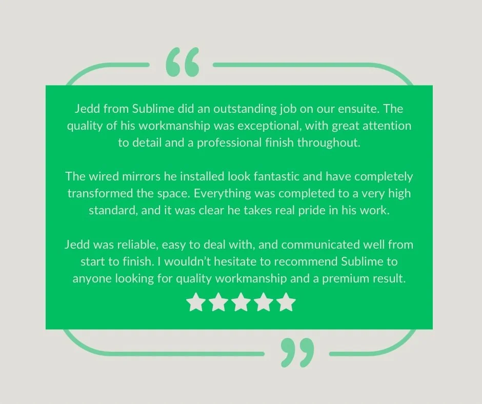 Great workmanship is only part of the job 🤩

Thank you for your wonderful review and for choosing Sublime Electrical Co. We truly appreciate your support.

Where every result is sublime⚡

#sublimeelectricalco #fremantleelectrician #sparky