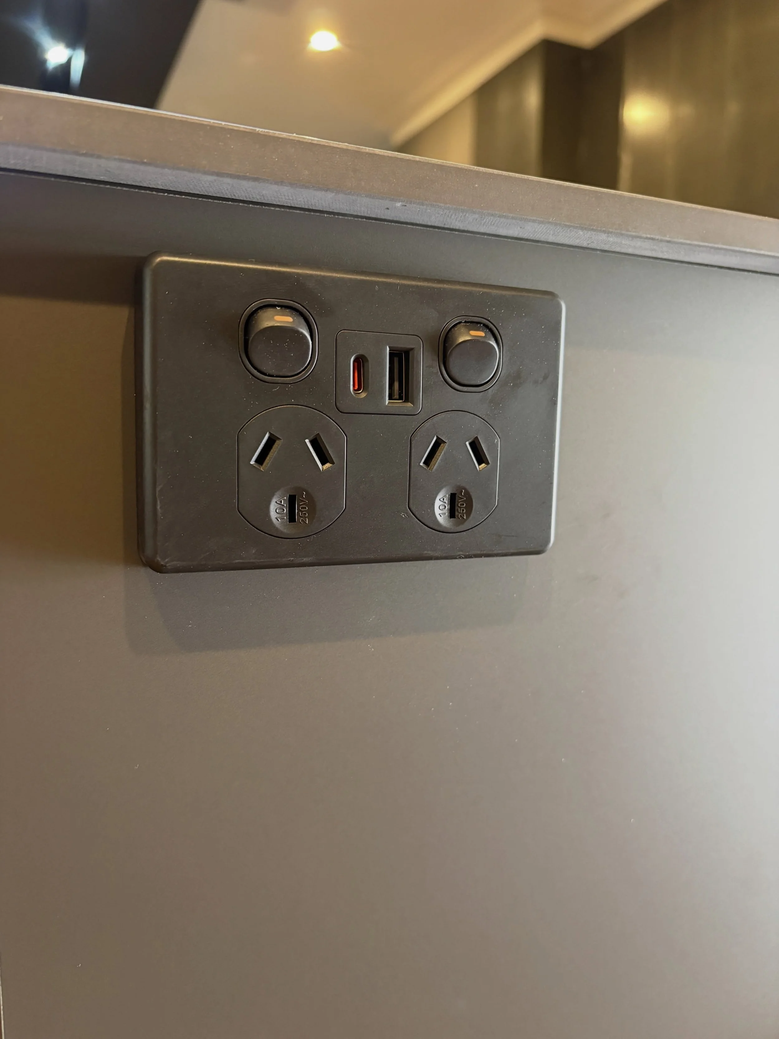 Today&rsquo;s job, included a USB PowerPoint upgrade ⚡️ 

A simple upgrade for more convenient charging and everyday functionality. 

#sublimeelectricalco #fremantleelectrician #perthsparky