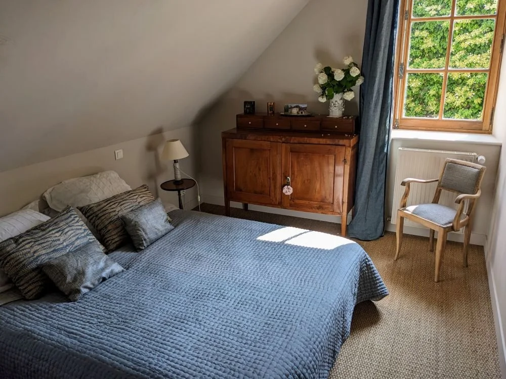 L'une des chambres de La Bergerie