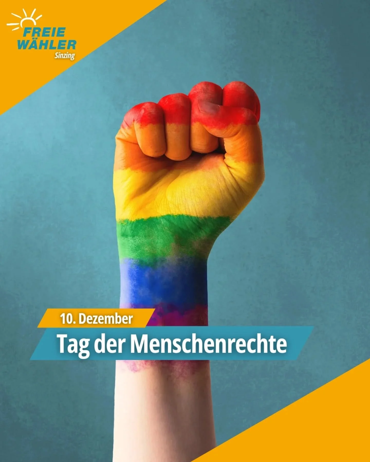 #Freiheit, #Demokratie und #Frieden sind keine Selbstverst&auml;ndlichkeit. 🕊️🧡

Am 10. Dezember 1948 verabschiedete die Generalversammlung der Vereinten Nationen die "Allgemeine Erkl&auml;rung der Menschenrechte".

Der heutige Tag erinne