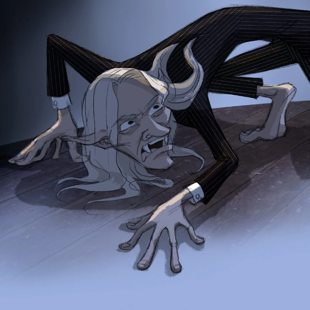 Book illustration | Tähtitornin vampyyri