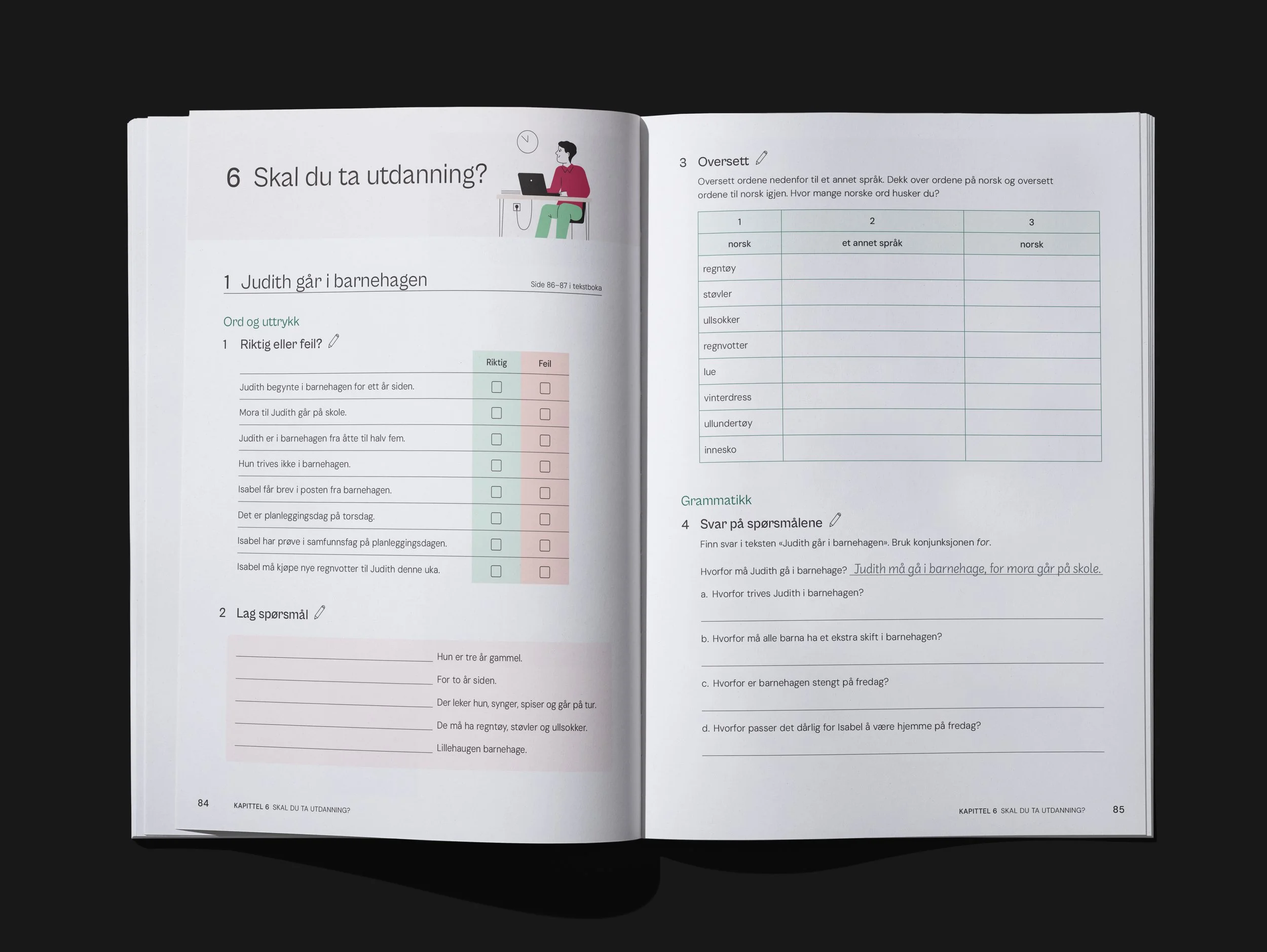 Bokdesign / Ombrekking