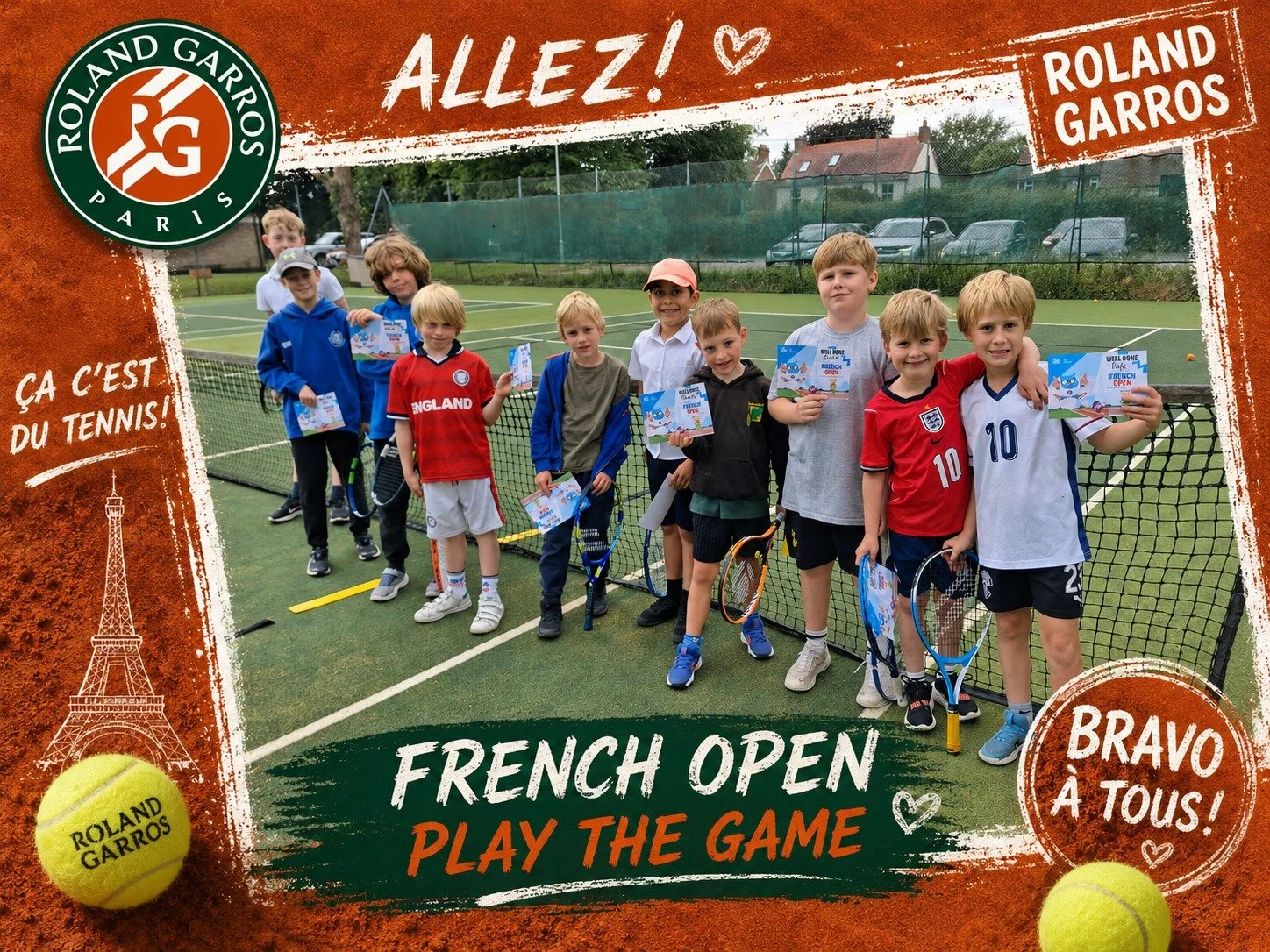 🇫🇷🎾 French Open Takeover at Play the Game! 🎾🇫🇷

Allez! What an action-packed afternoon as 9 players battled it out to become our French Open Champion! 🏆

With a mixture of red and orange ball players, everyone was split into two groups, with t