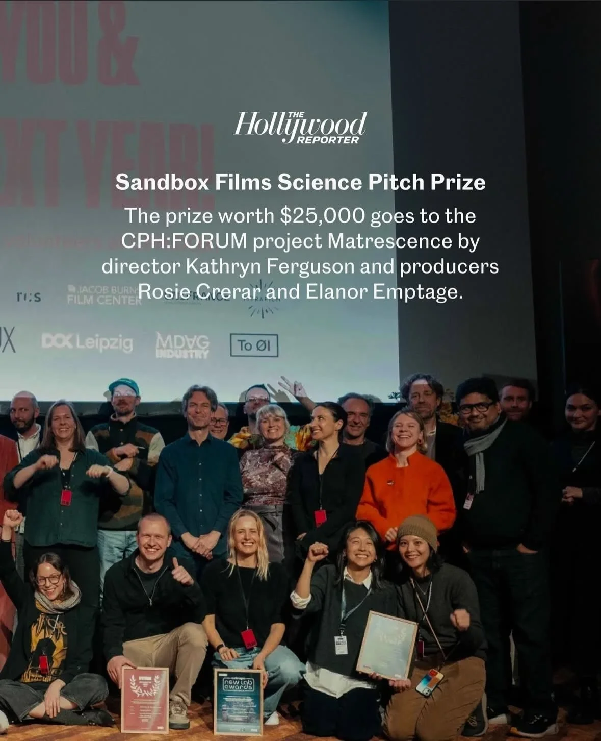 Still feeling the buzz from last week&rsquo;s brilliant CPH:DOX, where we presented our new film Matrescence in the Forum. 

Always inspiring to see such vibrant and bold work being made internationally, and to spend time with our pals in the documen