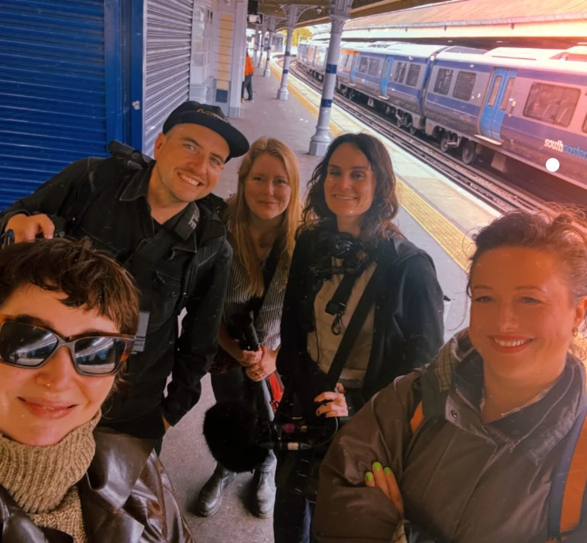 Continuing our #Matrescencedocumentary journey with the brilliant @lucyfjones in London today. Great shoot with @niallkenny and @ro_oh_no 🎬 
@tarafilms @barrycrerar