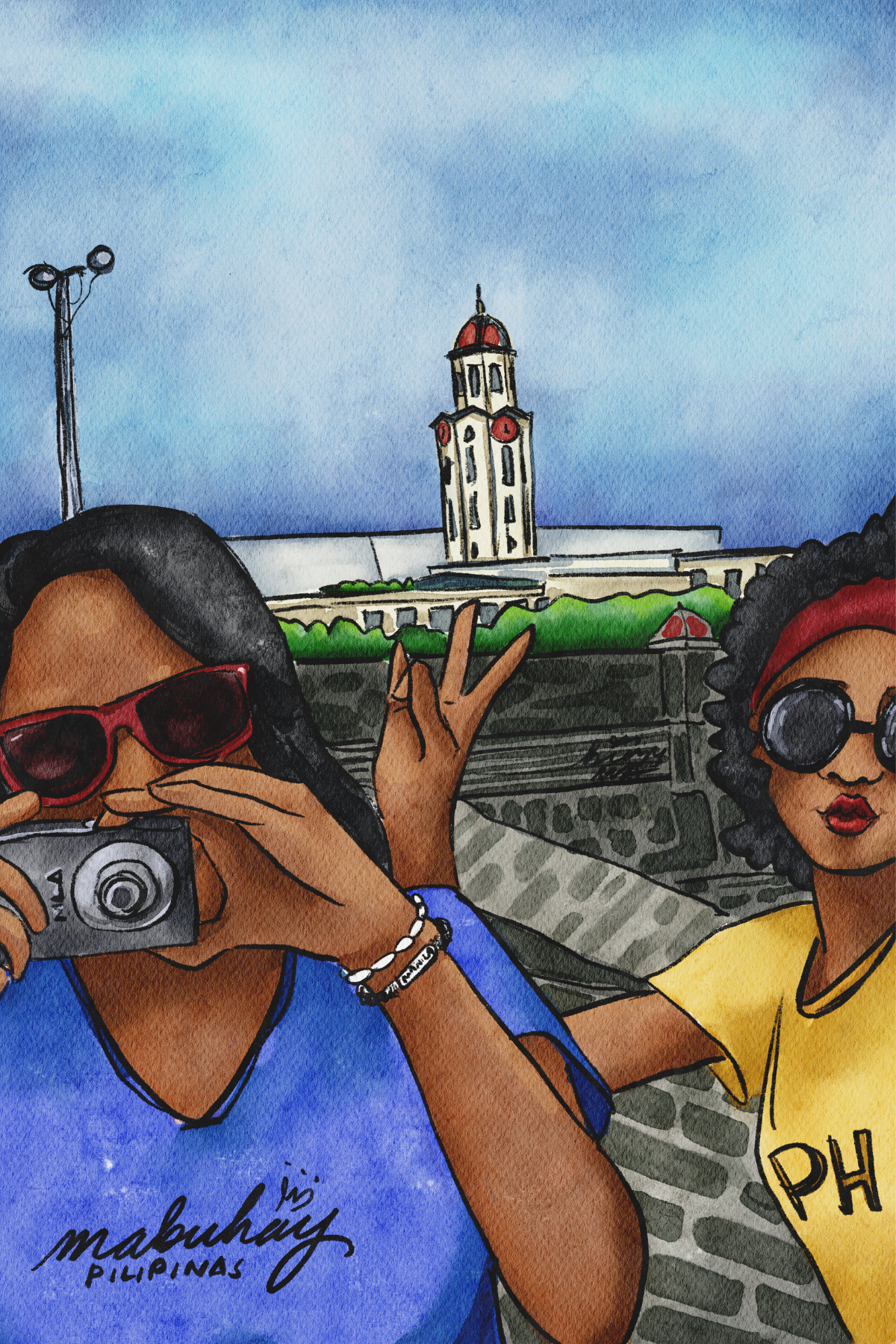 Lewa and the Manila Clock Tower in Intramuros