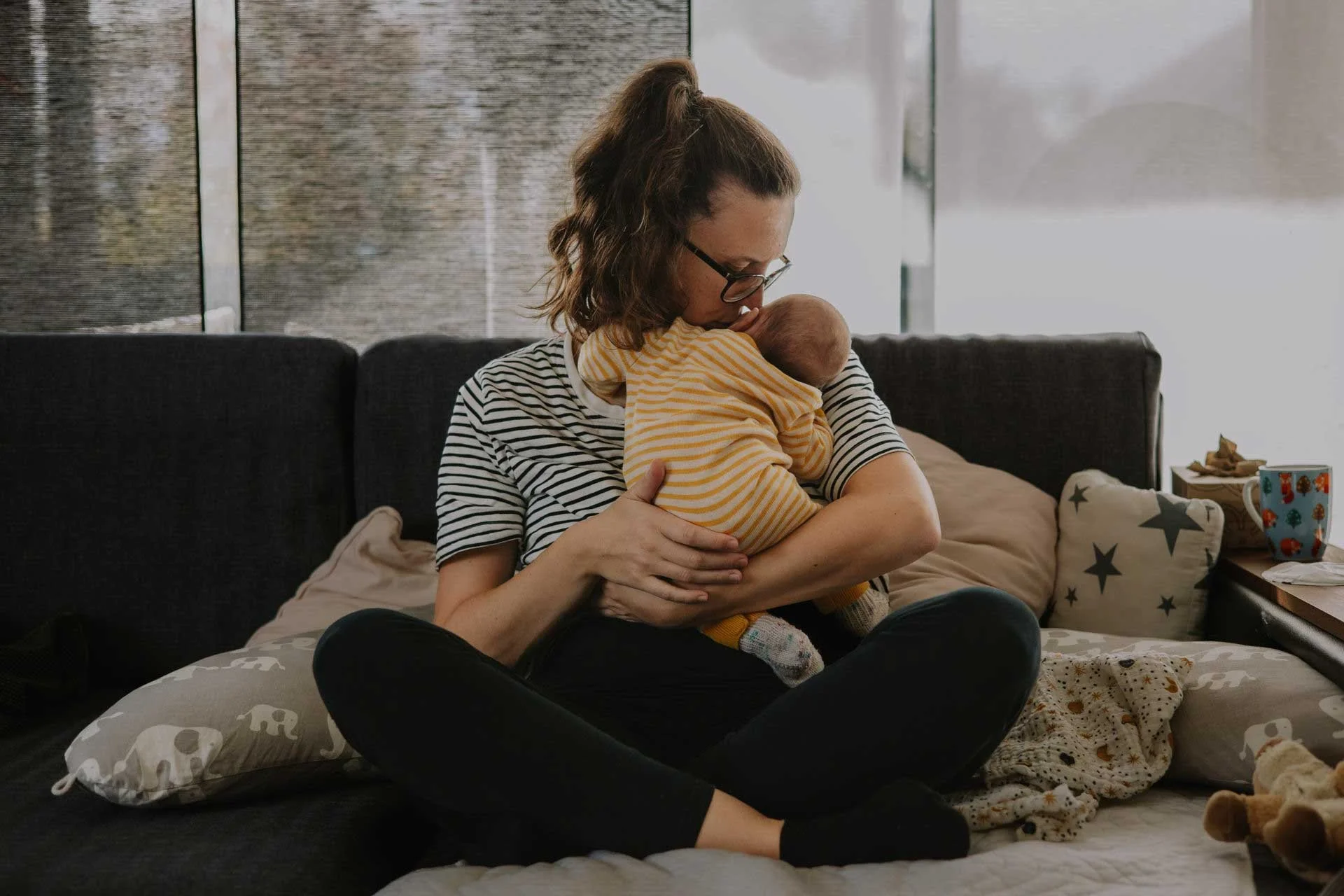 Fotografin aus Karlsruhe zeigt dein echtes Wochenbett.