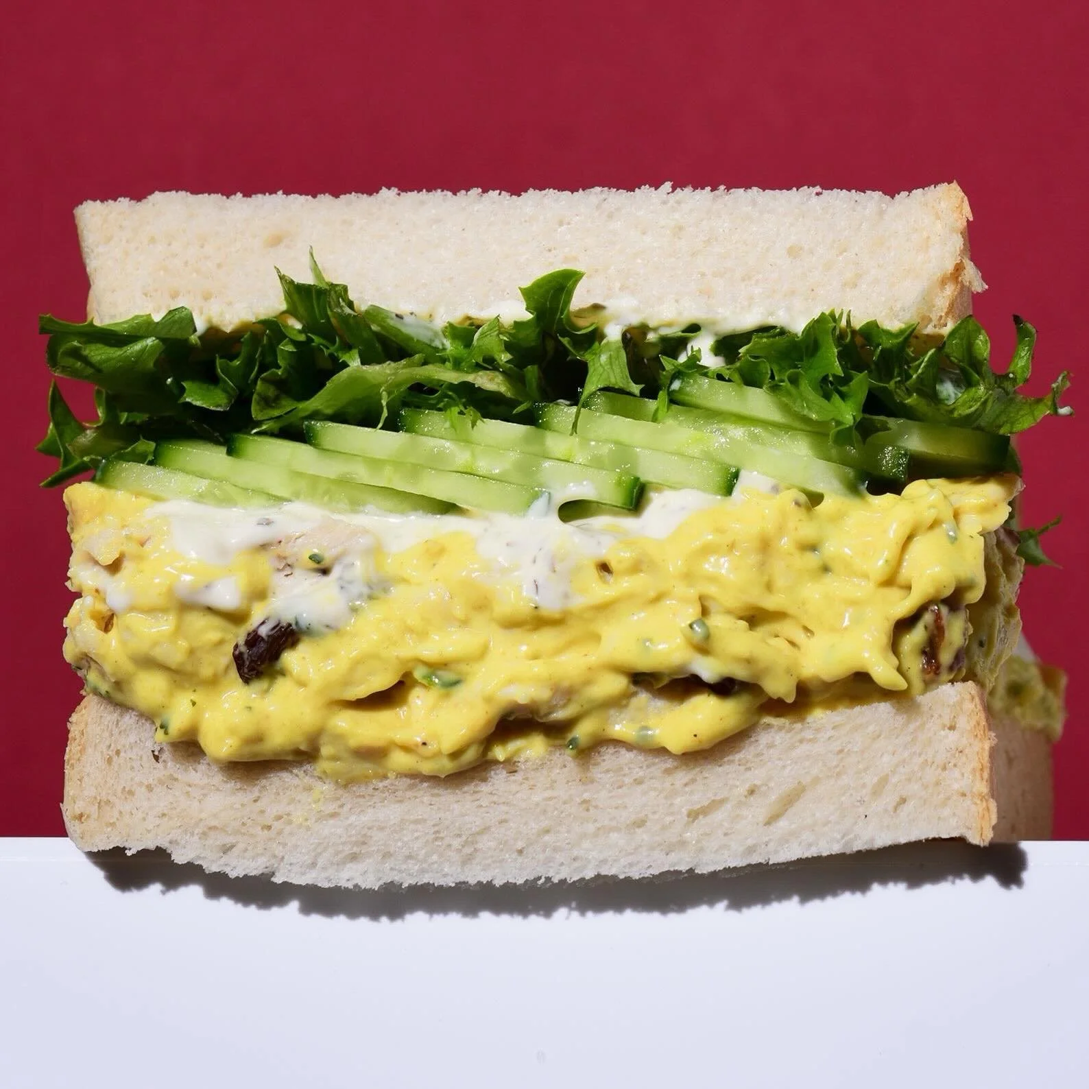 The 1953 original didn&rsquo;t look like this.
#coronationchicken #slabwich
