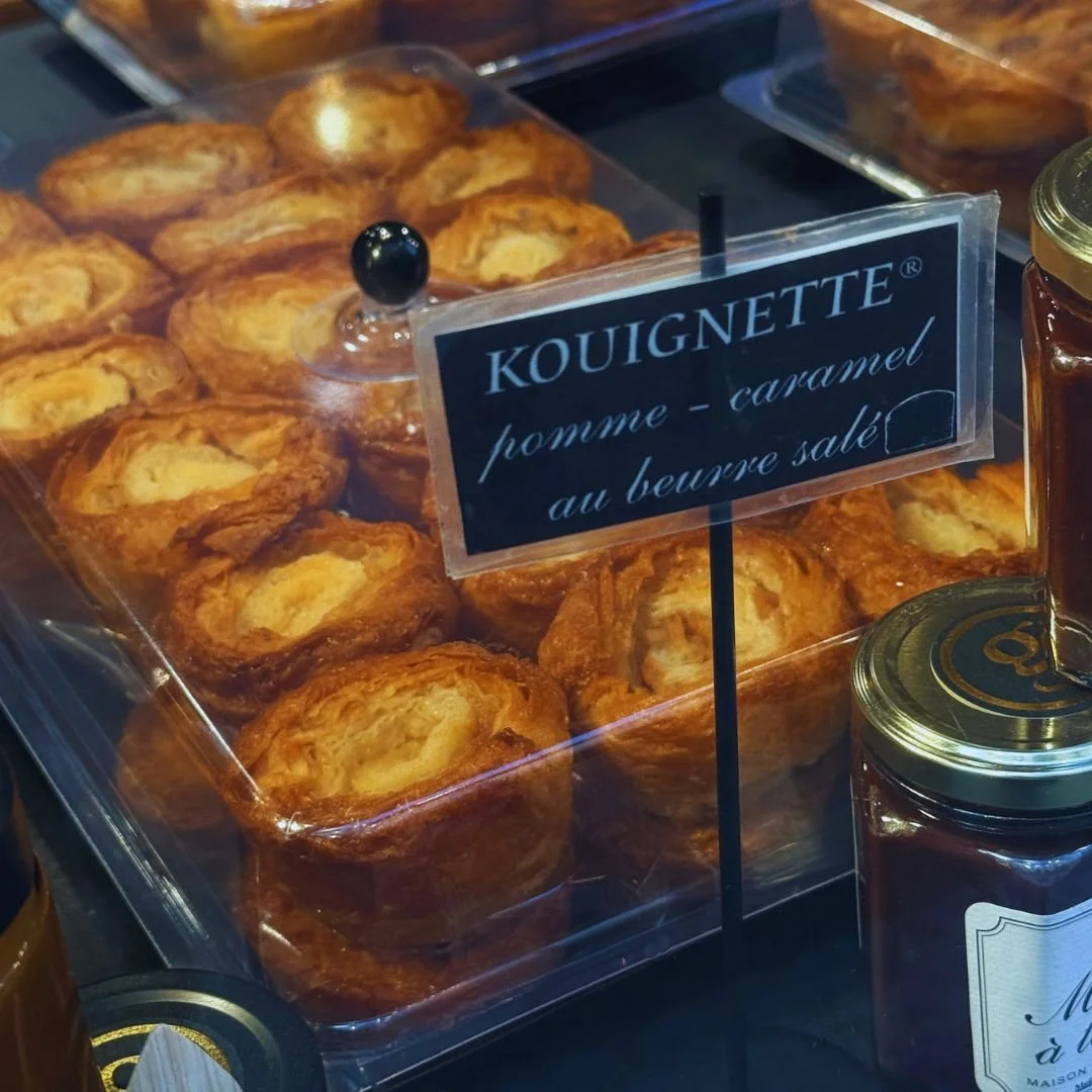 In Paris, mini kouign-amann (very buttery!) from Georges Larnicol