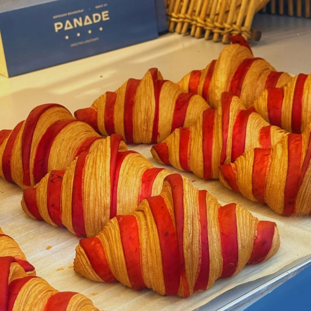 In Paris, a croissant filled with raspberry compote at Panade bakery