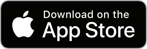 Apple logo and the text "Download on the App Store" on a black background.