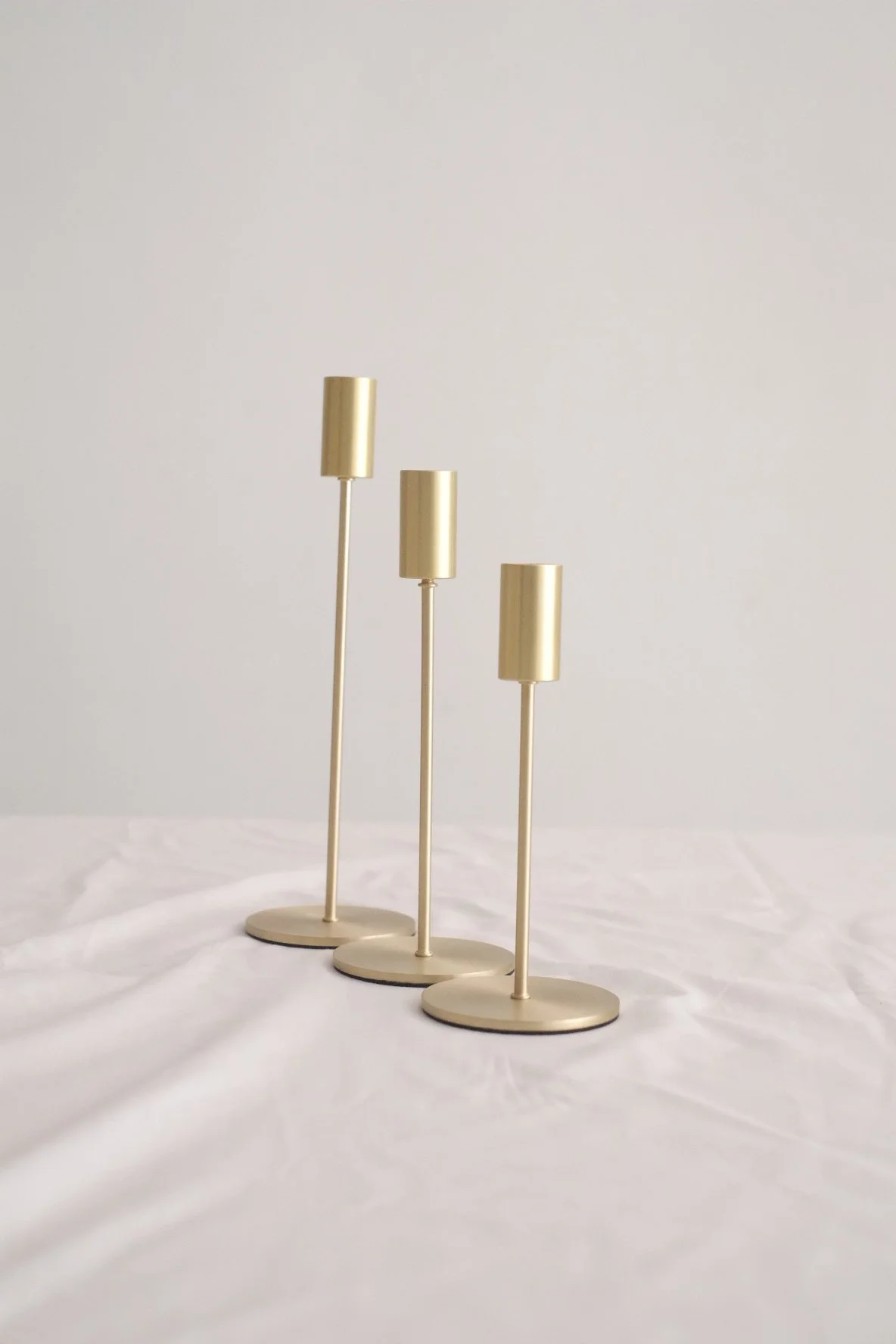 Golden Candle Holder