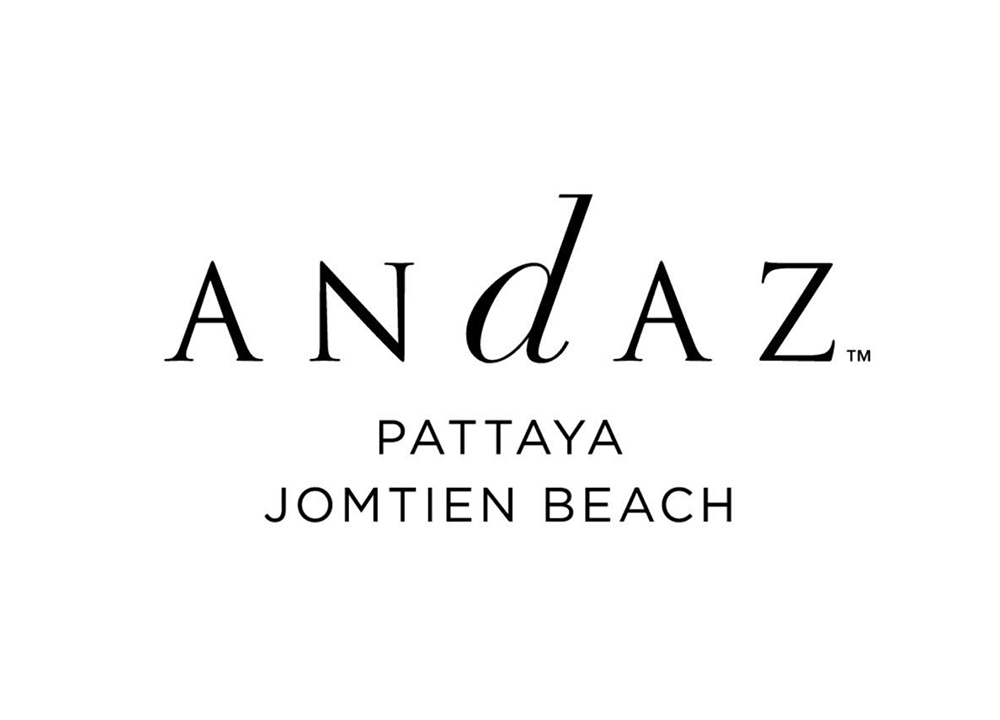 Logo for Andaz Pattaya Jomtien Beach hotel.