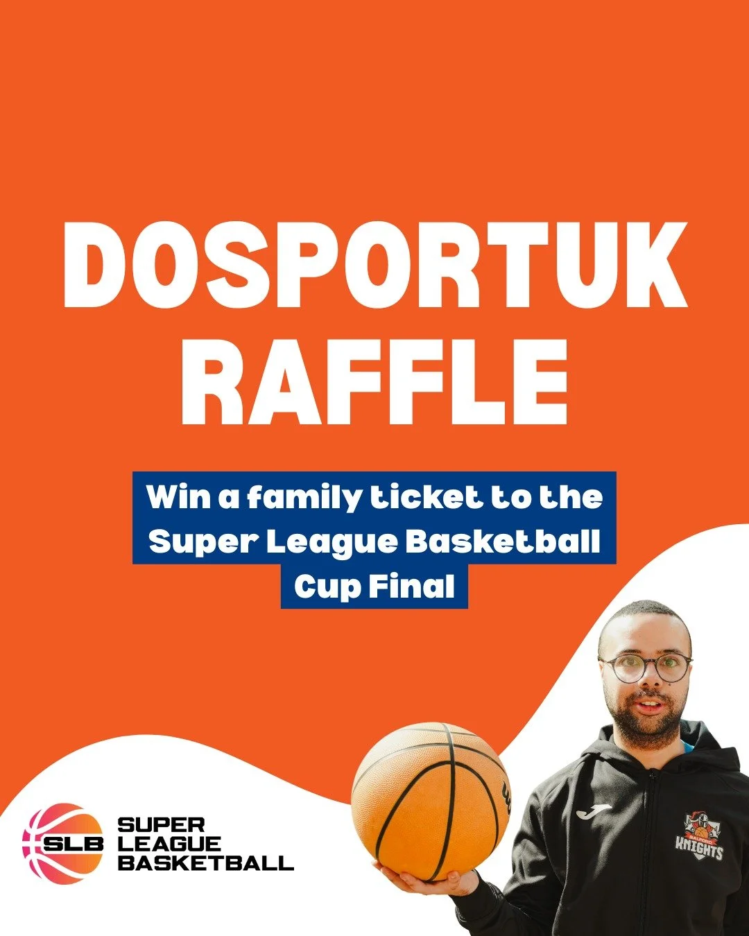 It&rsquo;s time for our next raffle, and this one&rsquo;s a huge one for basketball fans 🏀

We&rsquo;re giving one lucky family the chance to win a Family Ticket (2 adults &amp; 2 children) to attend the Basketball Cup Finals at the AO Arena, Manche