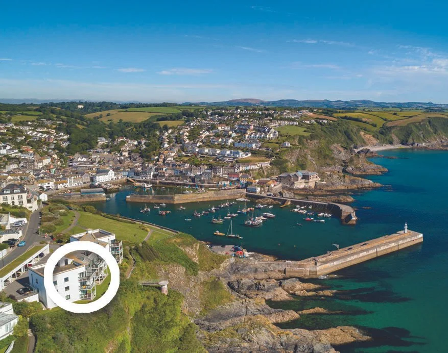 Aerial View of Marine point apartment