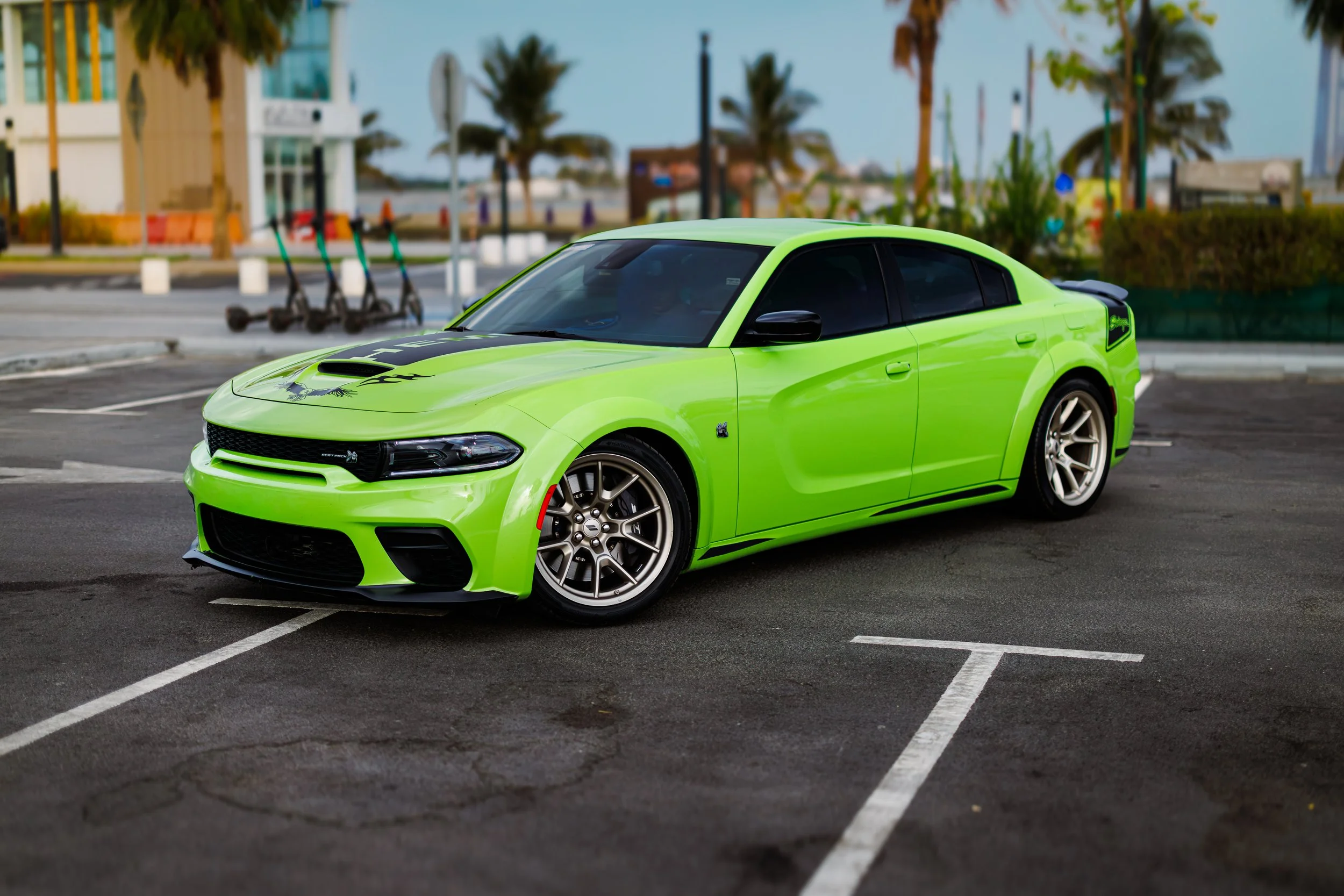 Nesreen, dodge charger scatpack last call swinger wide body