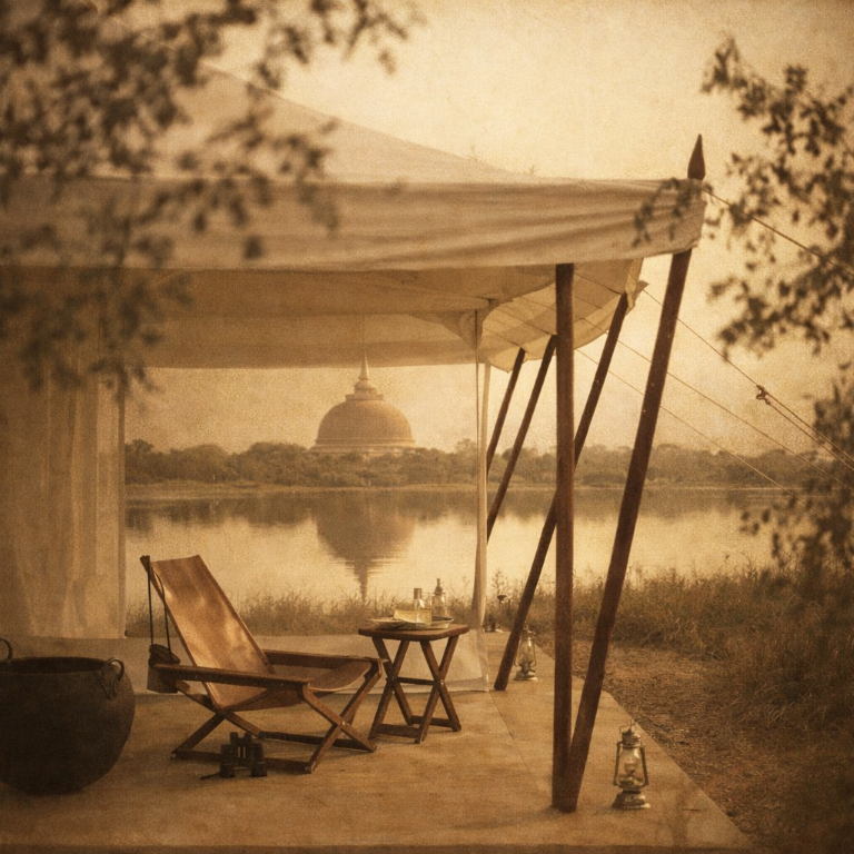 lakeside glamping colonial leisure arcaheology buried cities Anuradhapura Sri Lanka heritage luxury travel