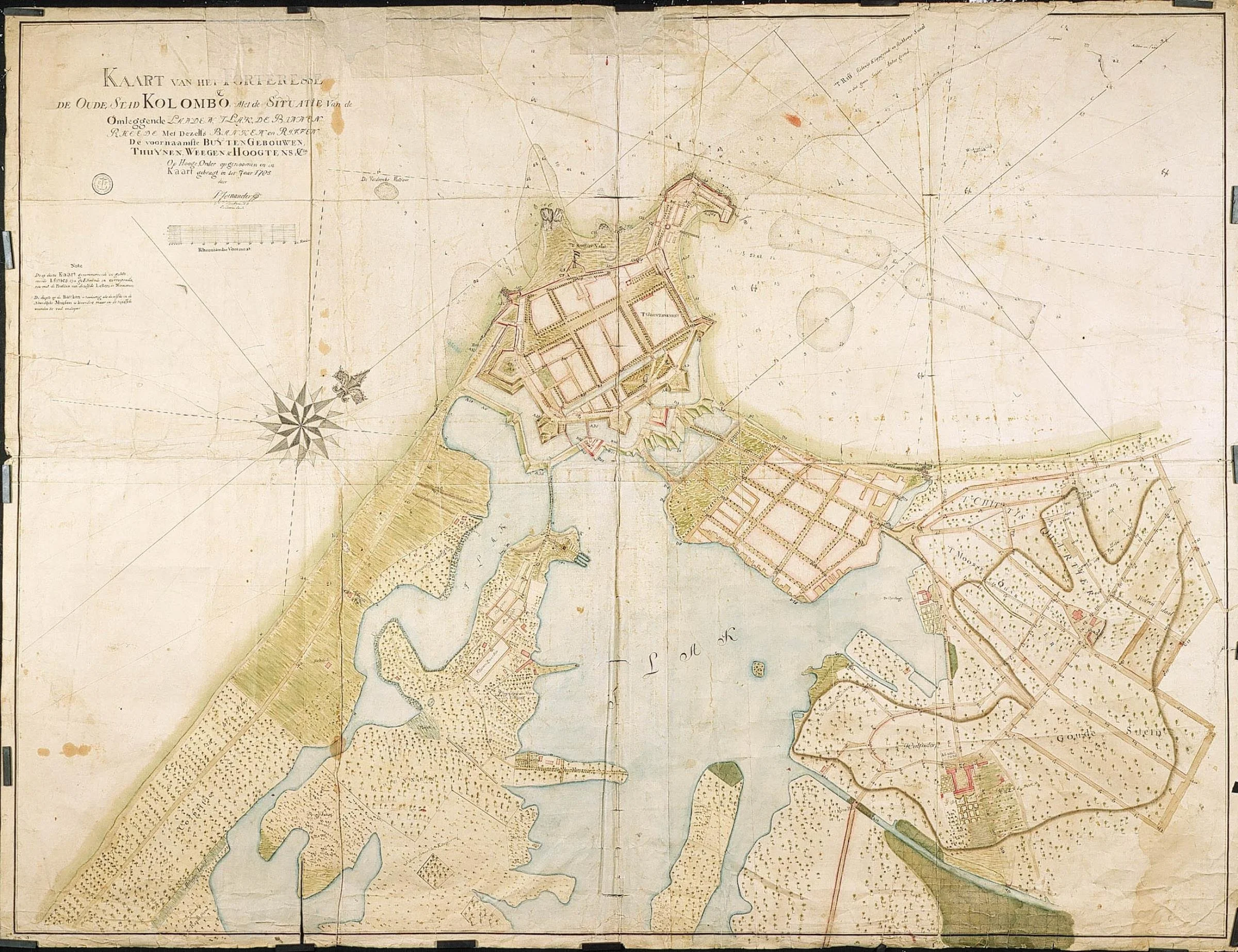 Colonial Colombo Map Dutch Fort Walk Walking Tours