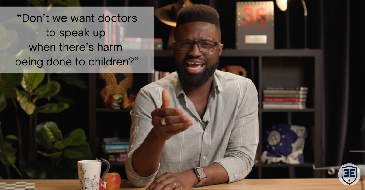 Don't we want doctors to speak up when there's harm being done to children? - Emeka Edwin-Nweze
