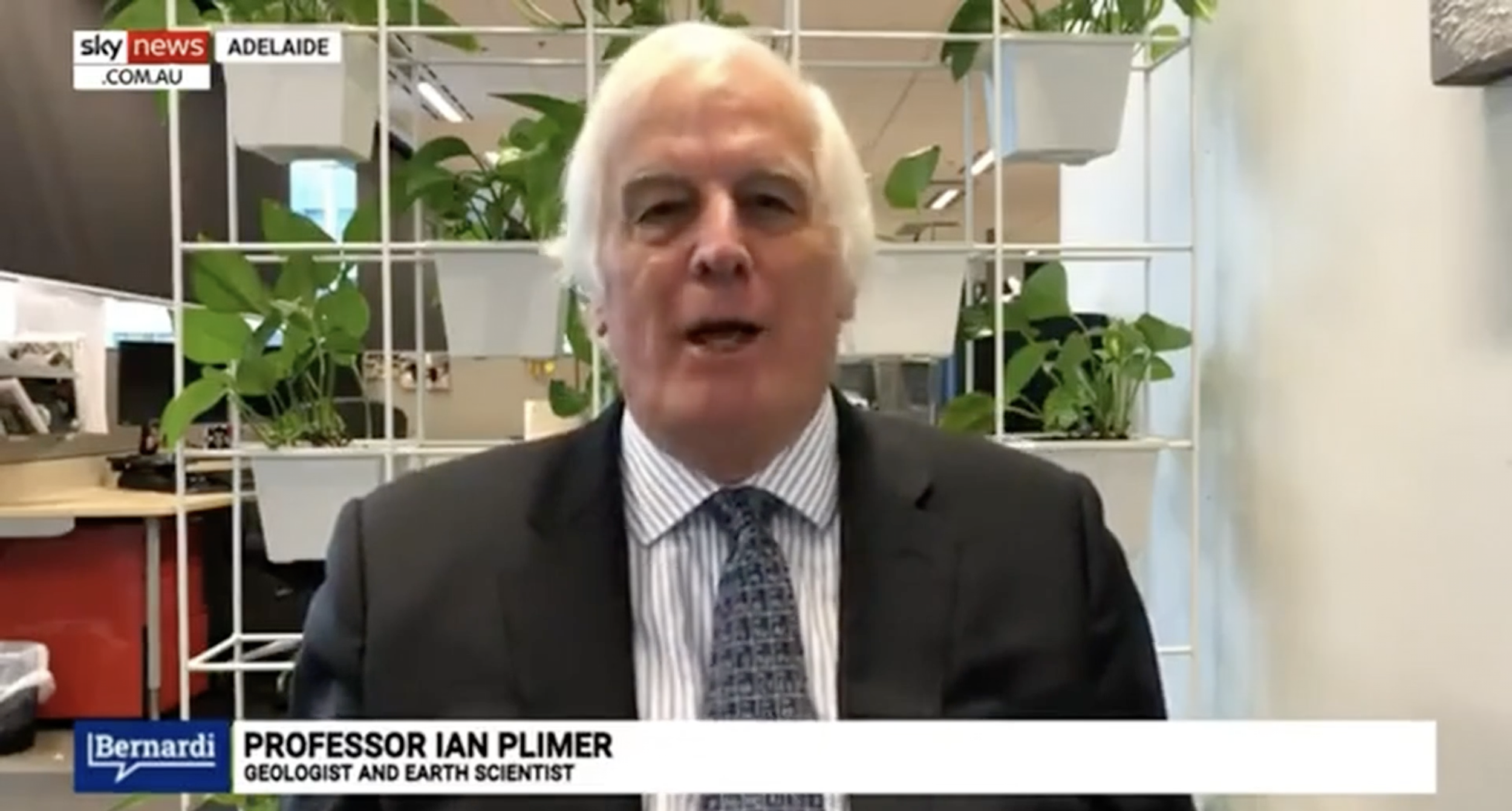 Sky News interview with Professor Ian Plimber, Geologist and Earth Scientist