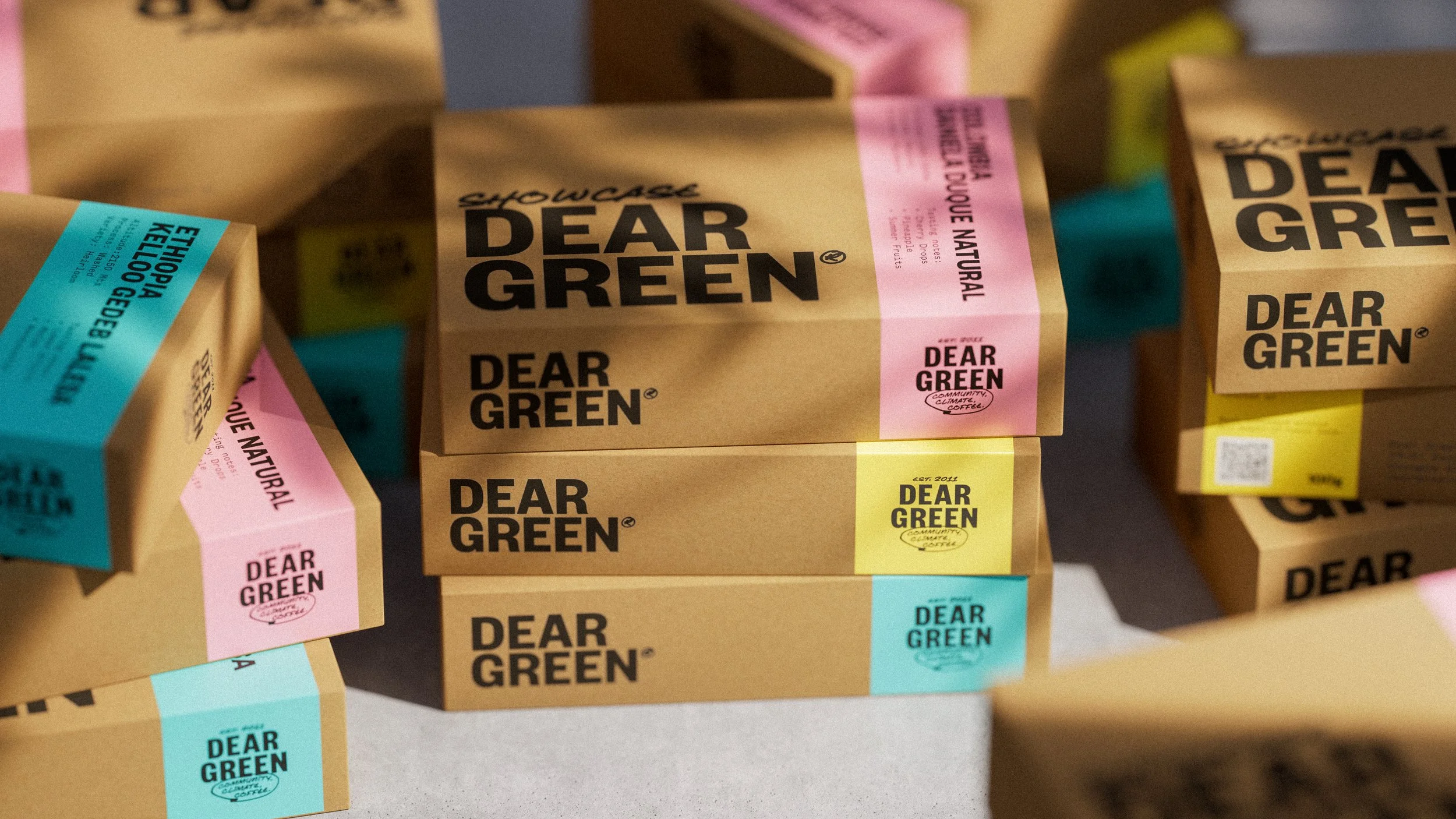 Dear Green Coffee Packaging Design