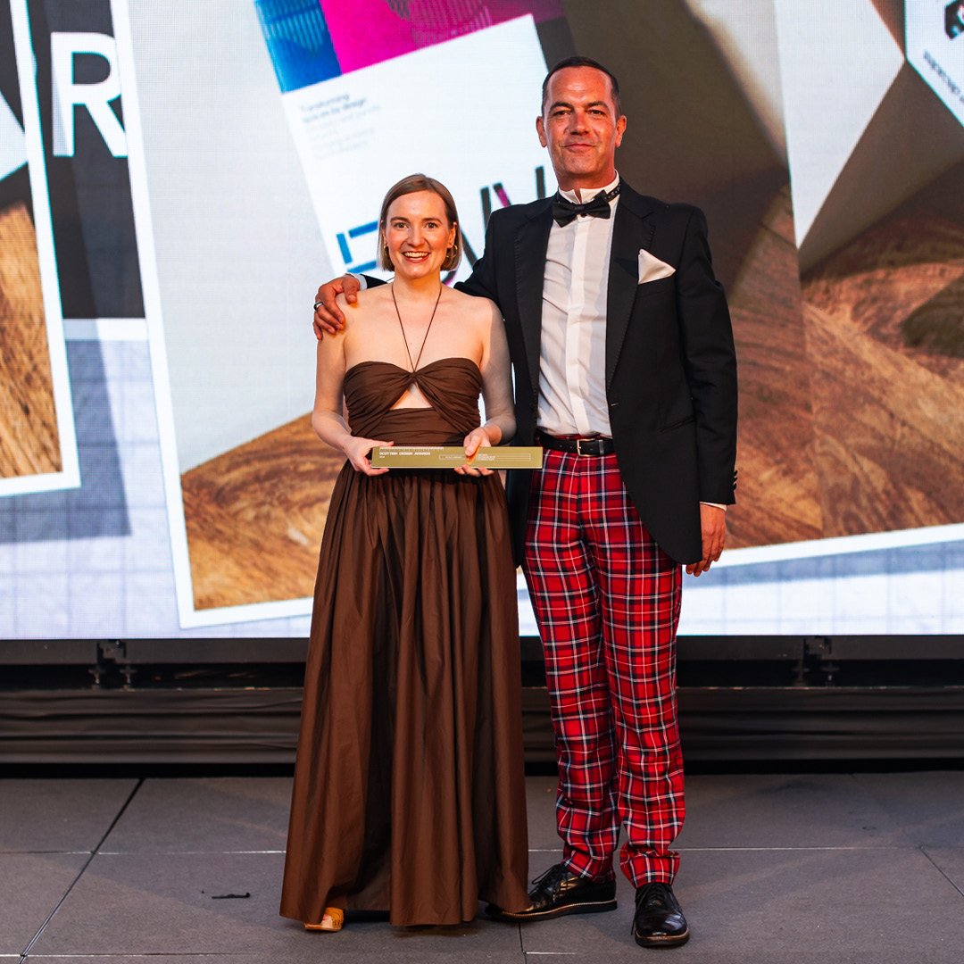 Double Gold for Everything Will Be Fine at the 2024 Scottish Design Awards.
