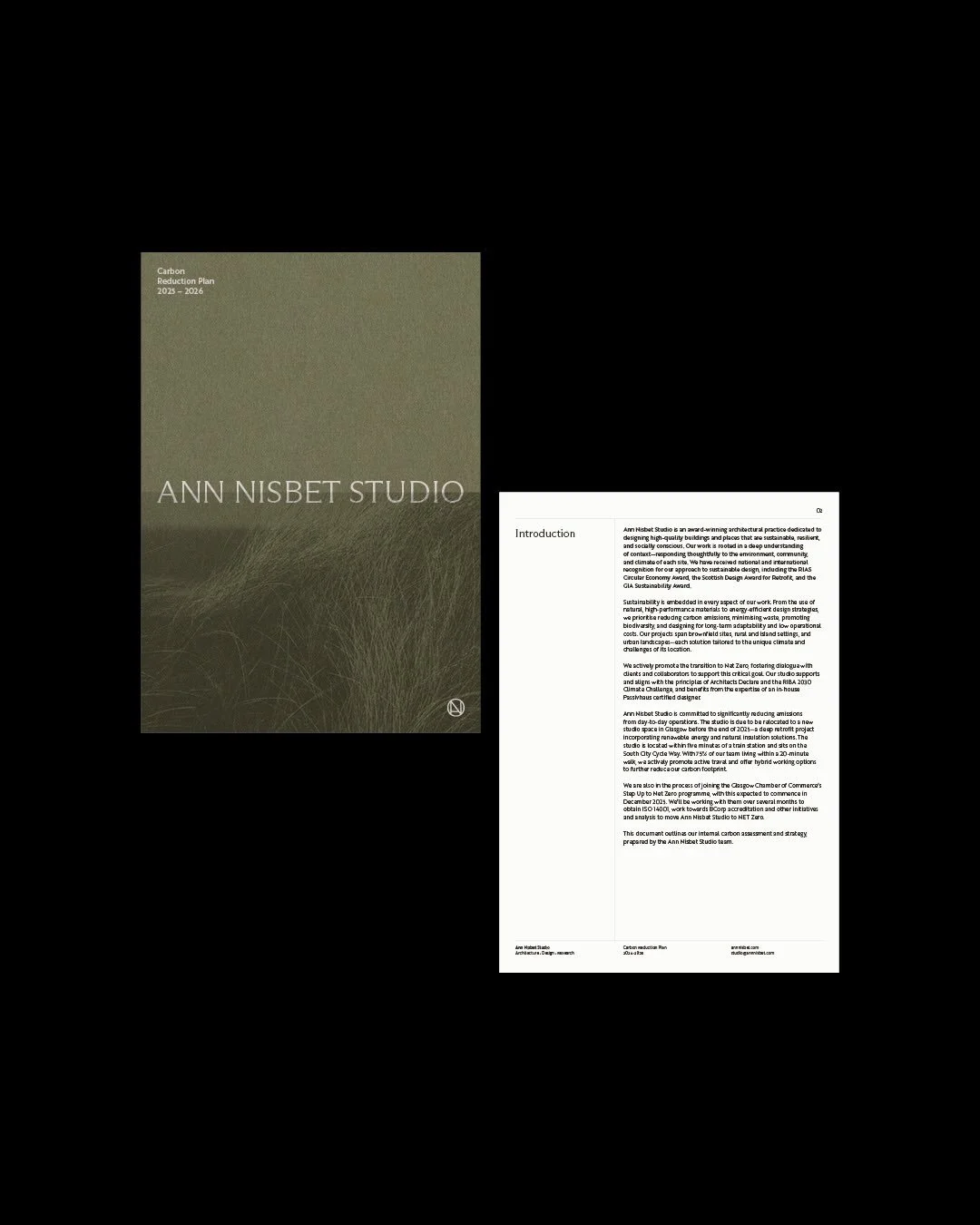 New work for @annnisbetstudio 

Starting with strategy and discovery, we worked closely with the team to define a visual language that feels calm, confident and shaped by the landscapes they design for.

Copy: @julianicholls_ldn
Motion: @holdtight.de
