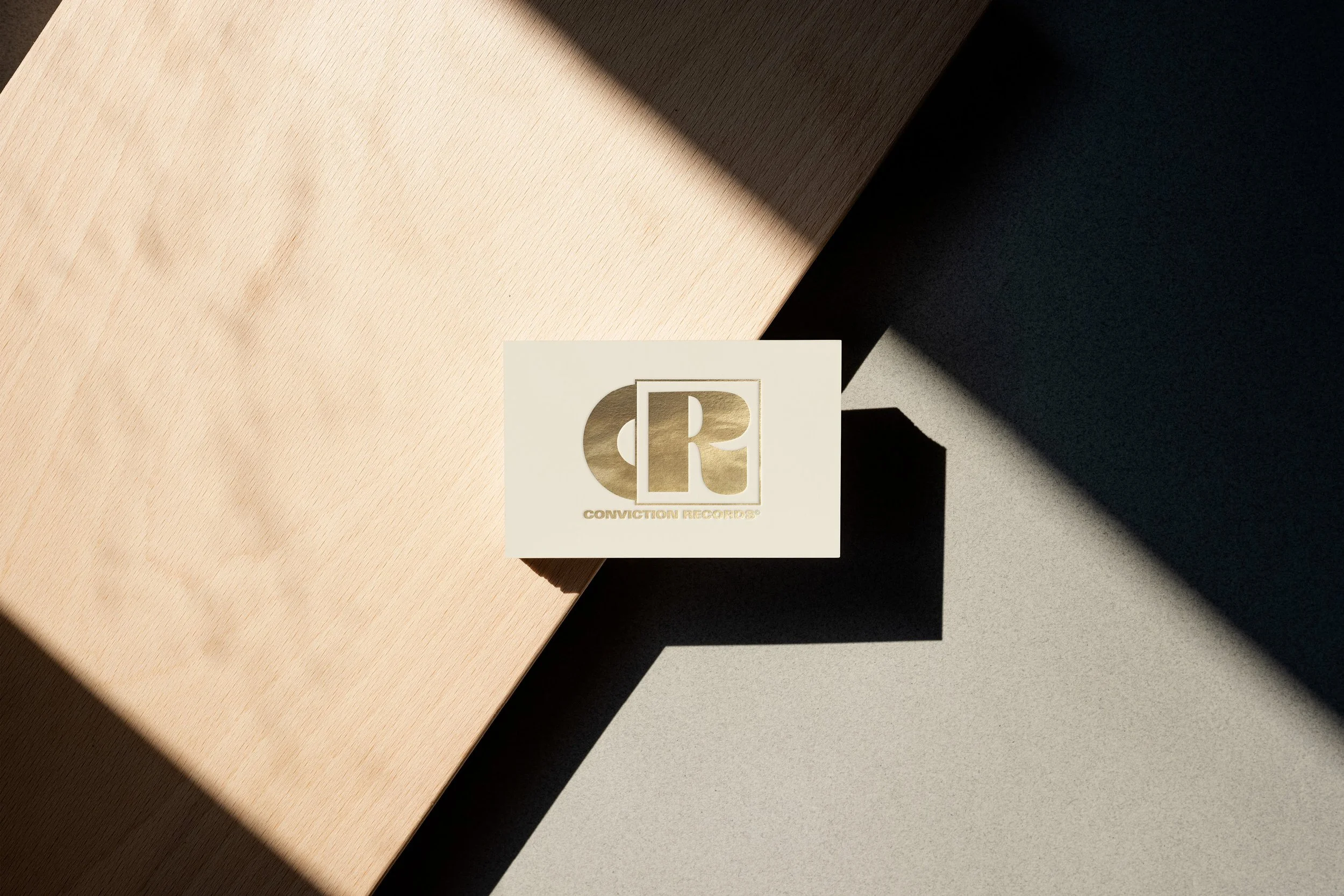 Conviction Records Logo Design