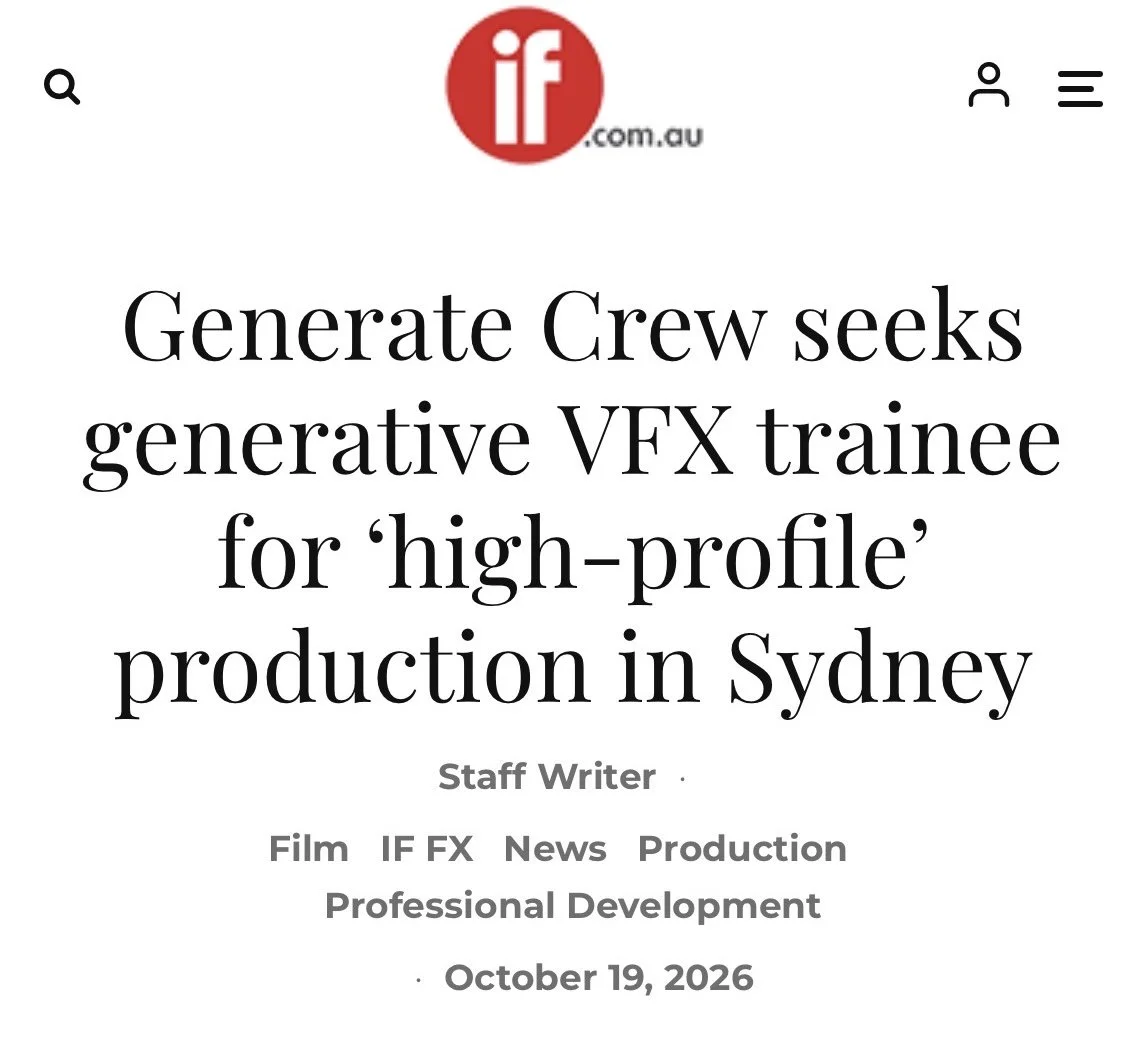 Generate Crew / IF MAGAZINE ARTICLE
