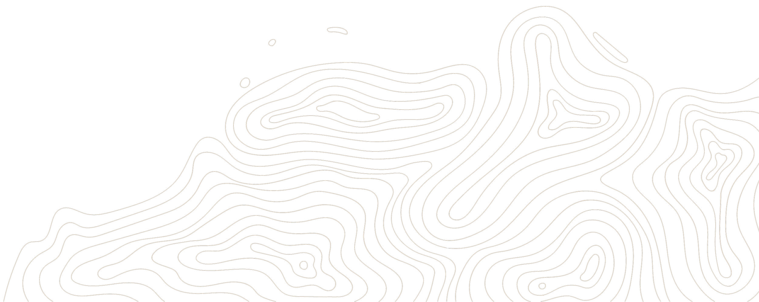 Carte topographique avec lignes blanches sur fond noir