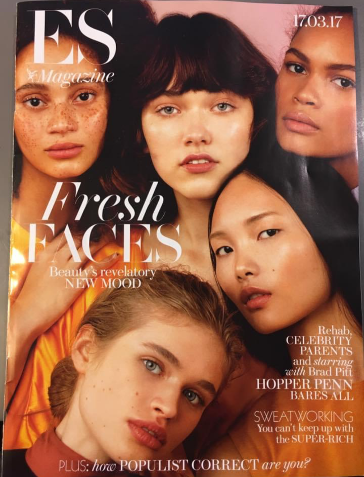 Greg Hill Featured in the Evening Standard Magazine.- March 17th 2017