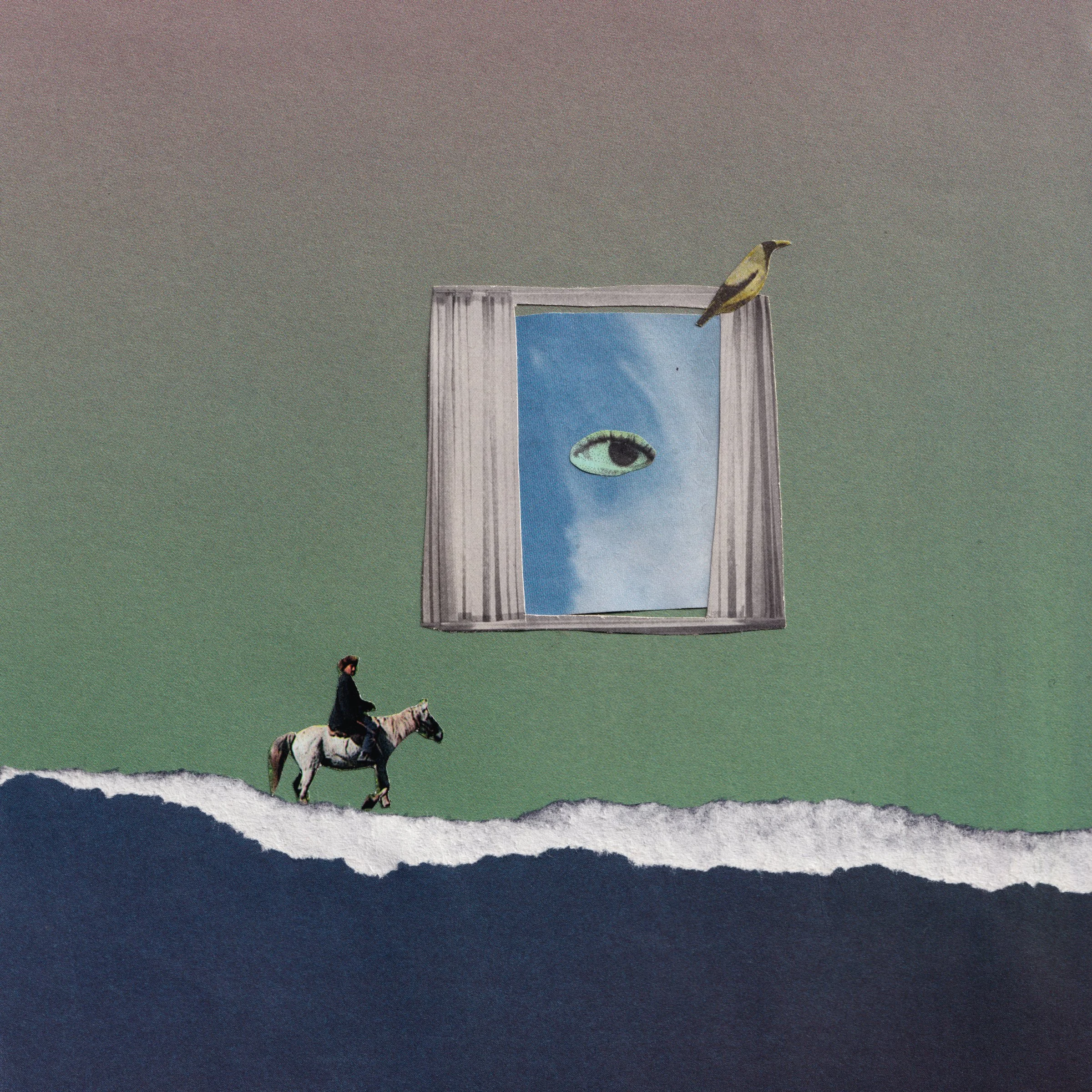 "Dreamer's dream" Collage Art Print