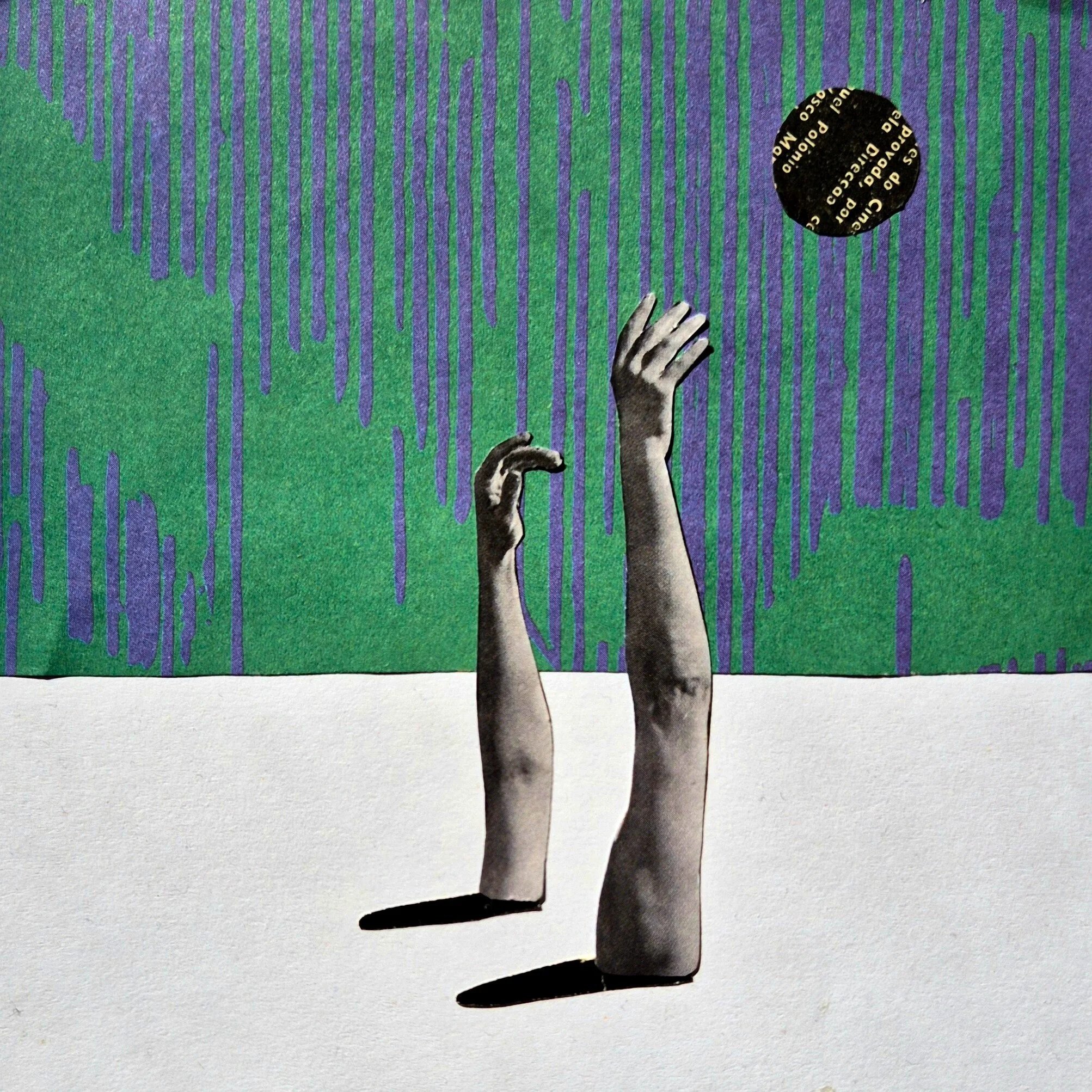 "Insomnia" Collage Art Print