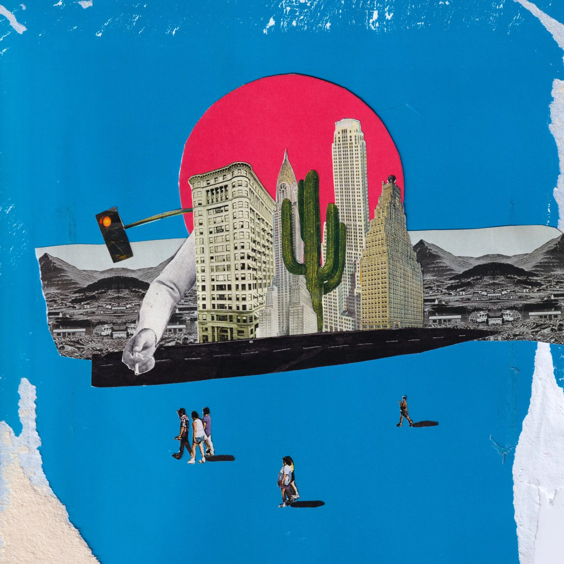 "Got a light?" Collage Print