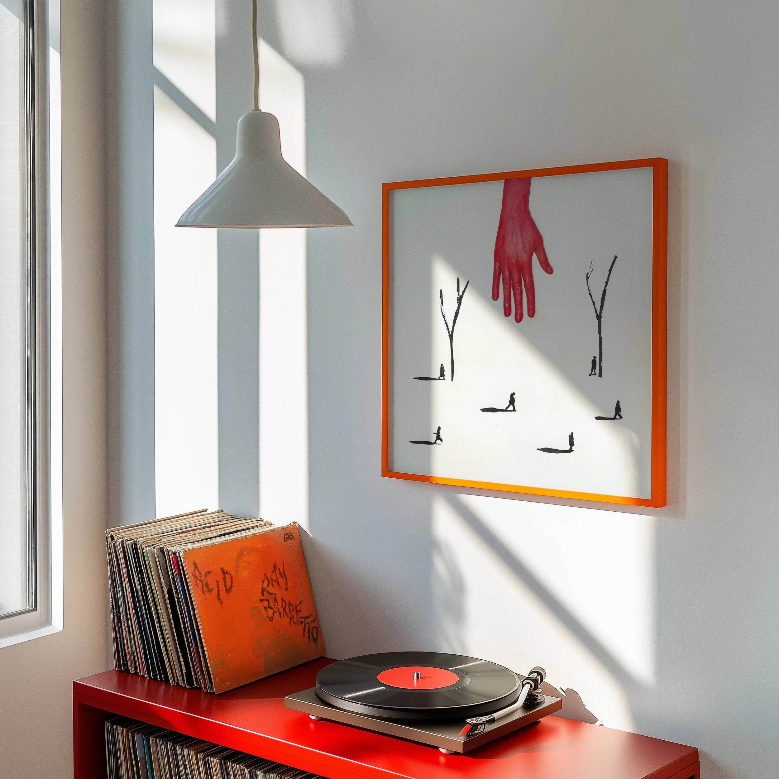 "Hand of God" Collage Art Print