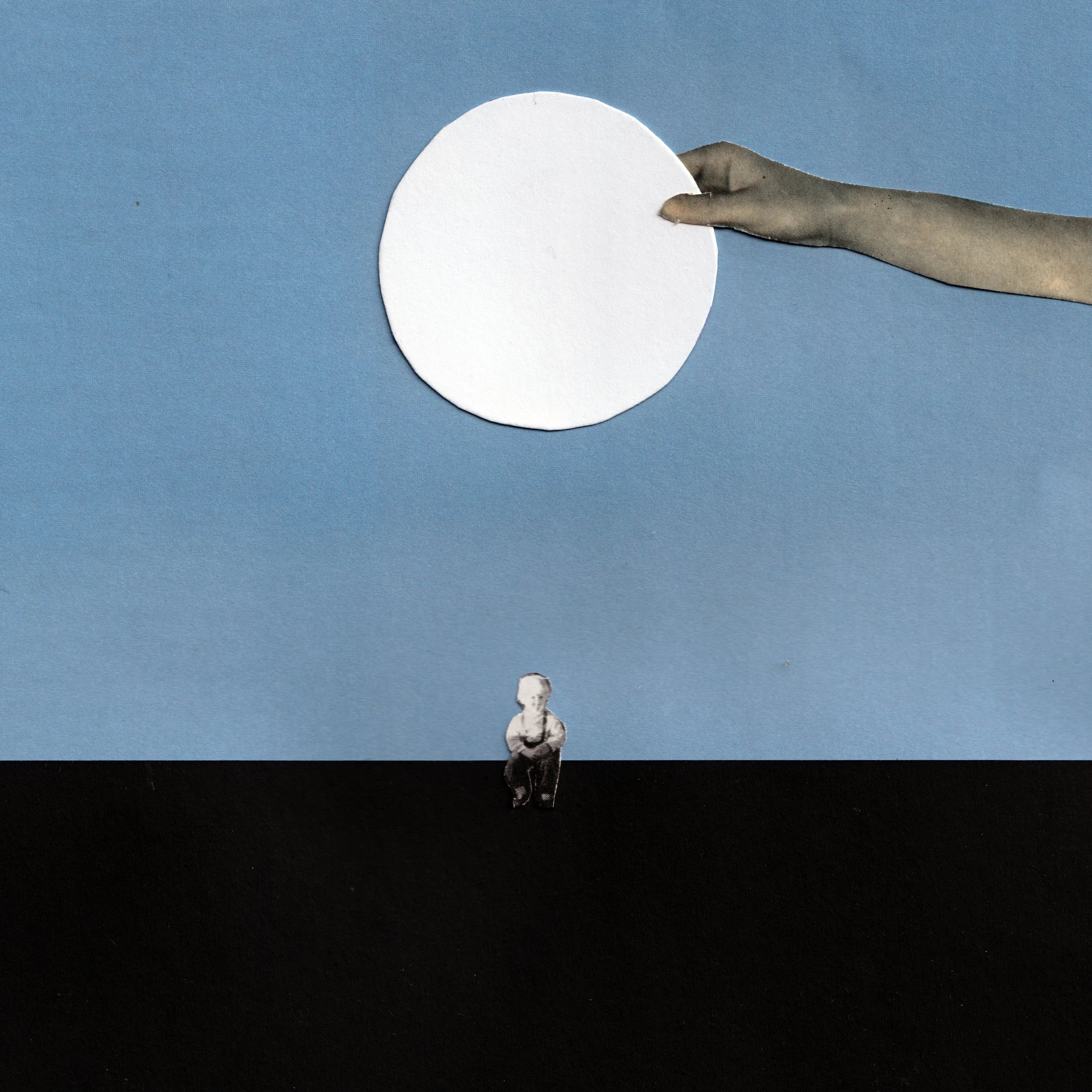 "I'll hold this for you" Collage Print