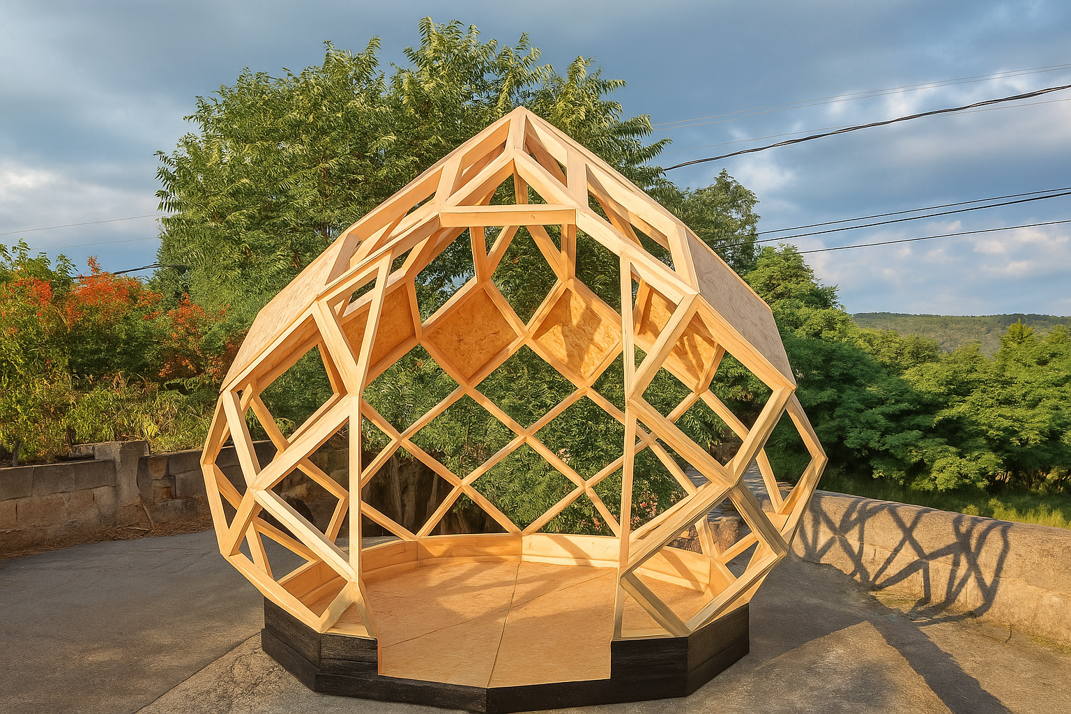 geodesic zome domefakupola