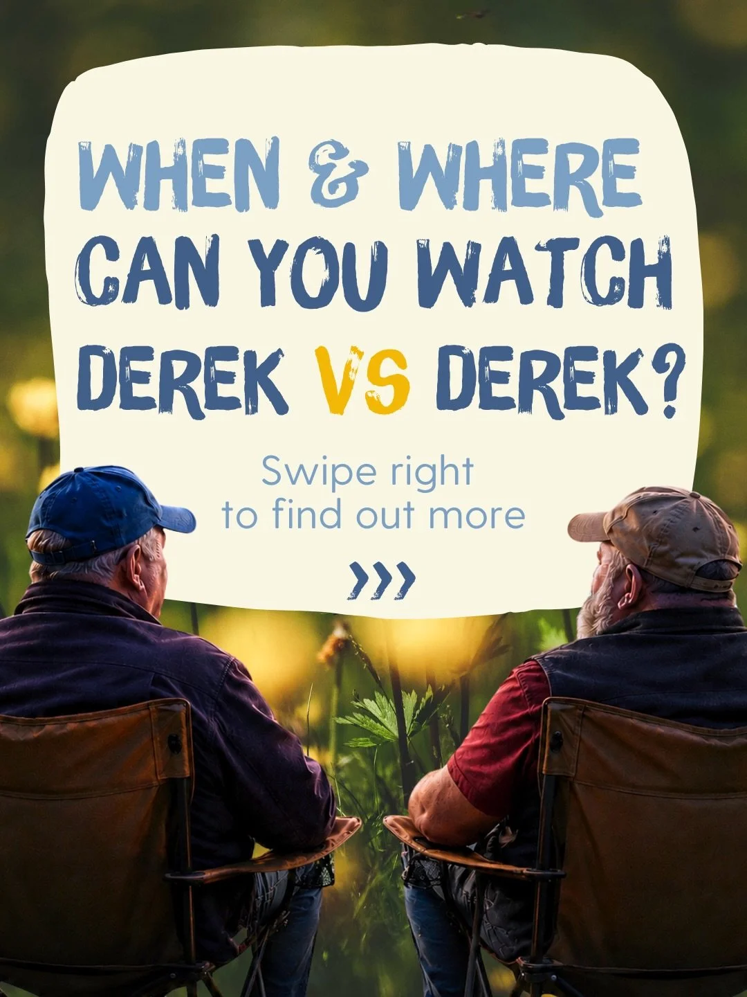 ⏳ The wait is almost over! Derek vs Derek is having its UK premiere at Sheffield DocFest (@sheffdocfest) on 12th June, marking the first opportunity to see it on the big screen.

But if you can&rsquo;t make the premiere there will be plenty more oppo