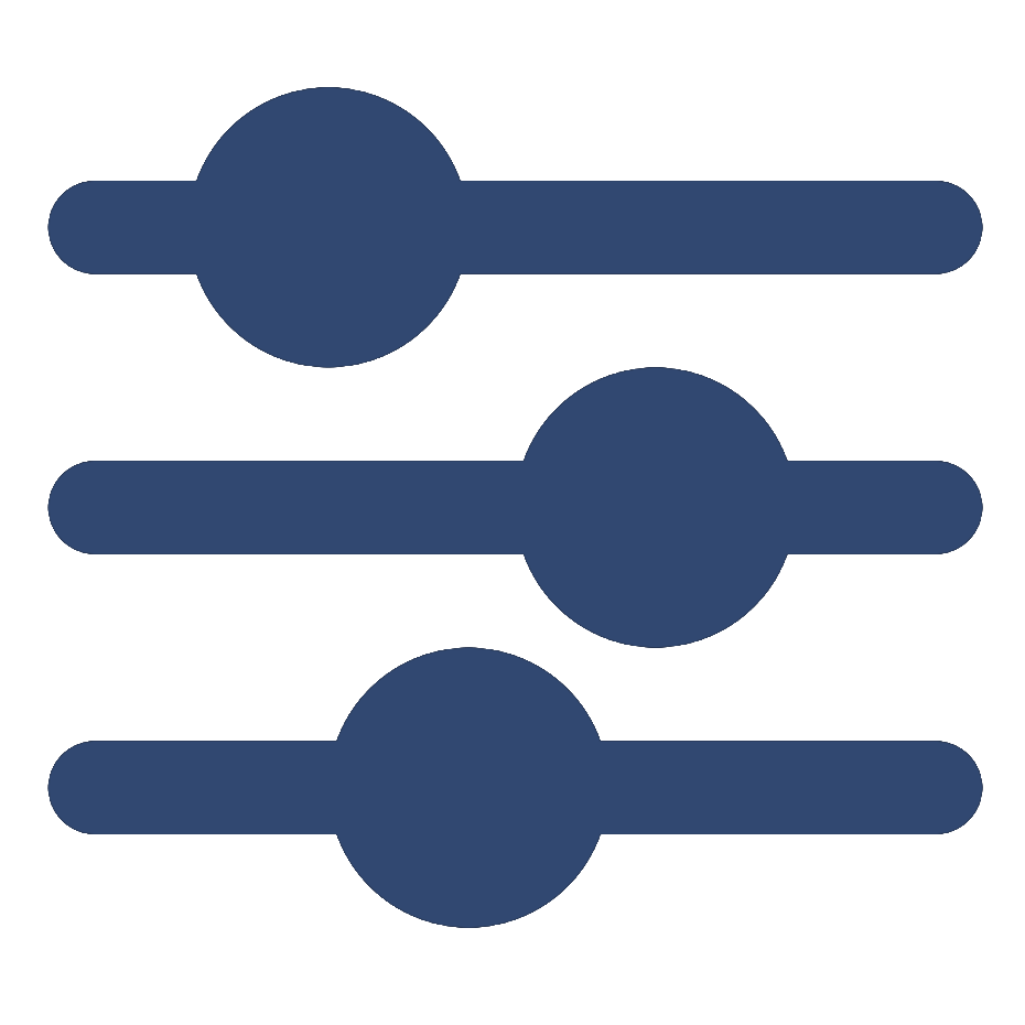 bullet point shaped like a stylised abacus