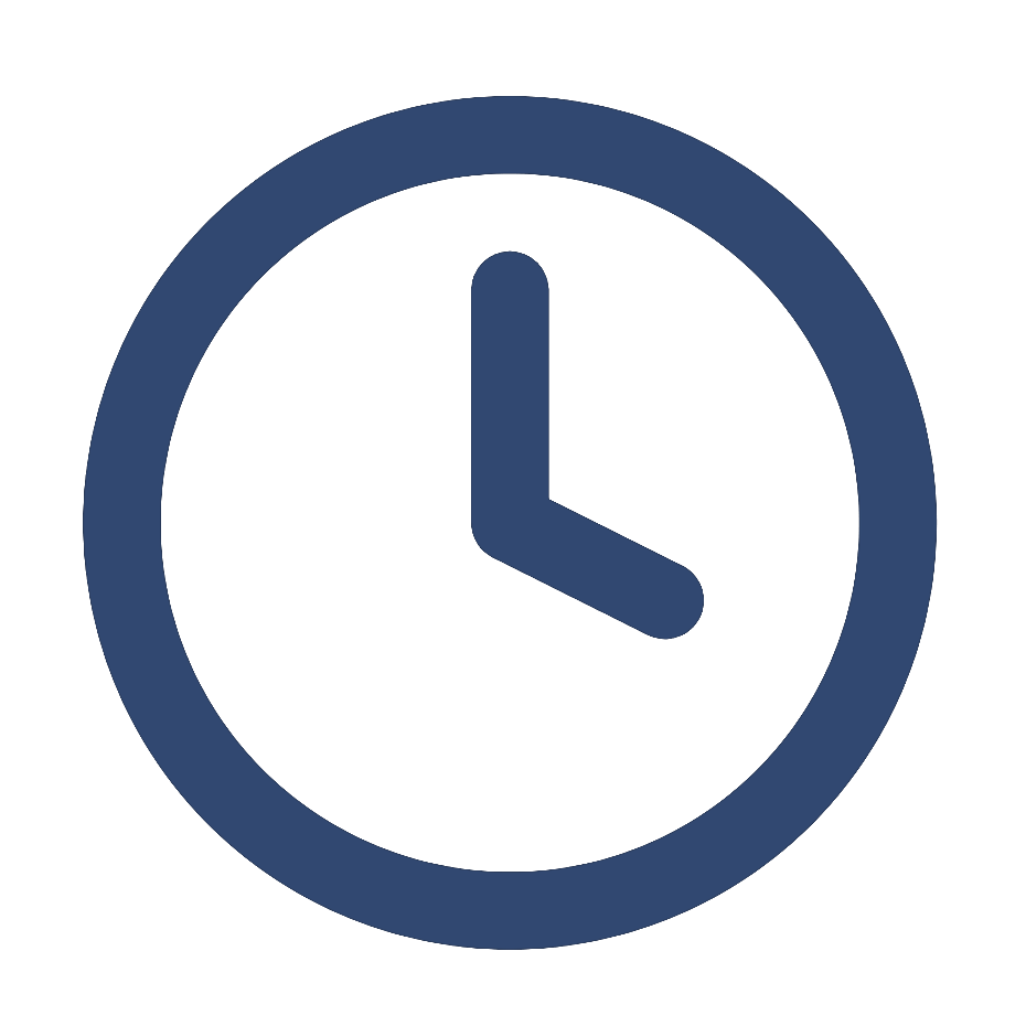 bullet point, shaped like a clock