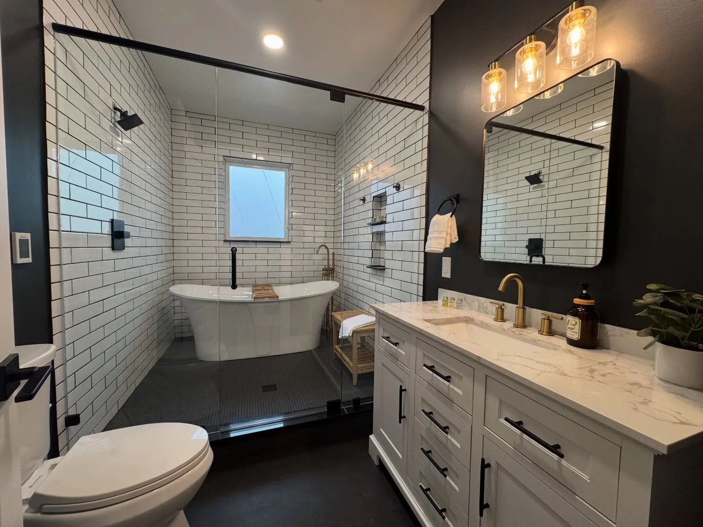 It&rsquo;s a subtle change, really.

Nah, let&rsquo;s call this what it is&hellip;

IT&rsquo;S MAGICAL! 🪄

We took this 7&rsquo;x12&rsquo; bathroom and transformed it from outdated, disfunctional, and awkward to usable, somewhat timeless, and overal